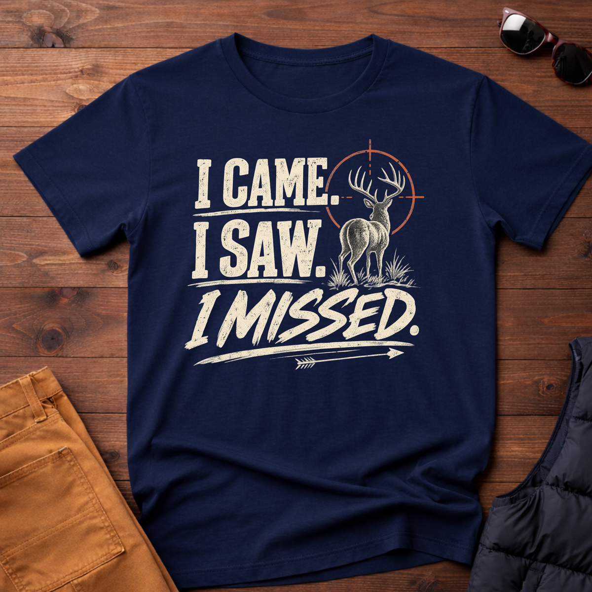 I Came I Saw I Missed T-Shirt