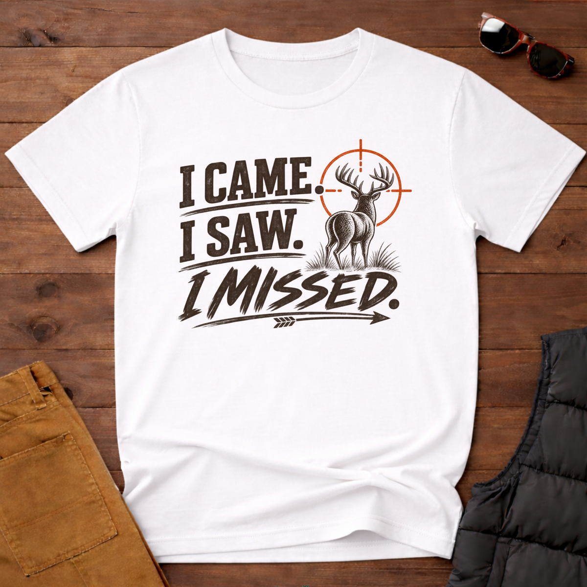 I Came I Saw I Missed T-Shirt