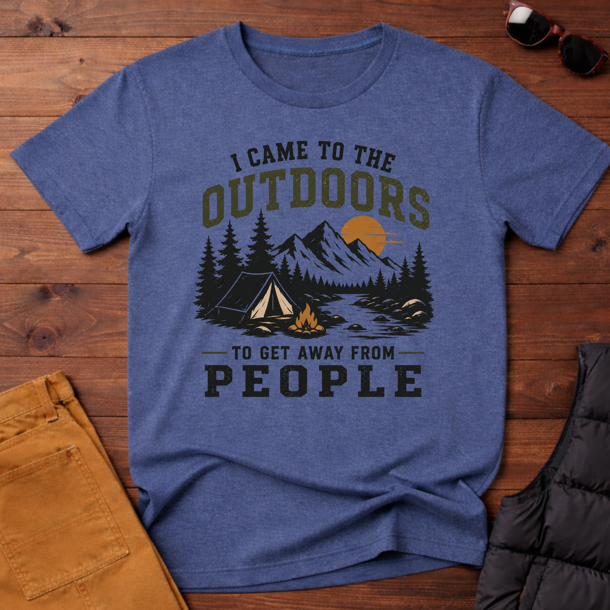 I Came To The Outdoors To Get Away From People T-Shirt