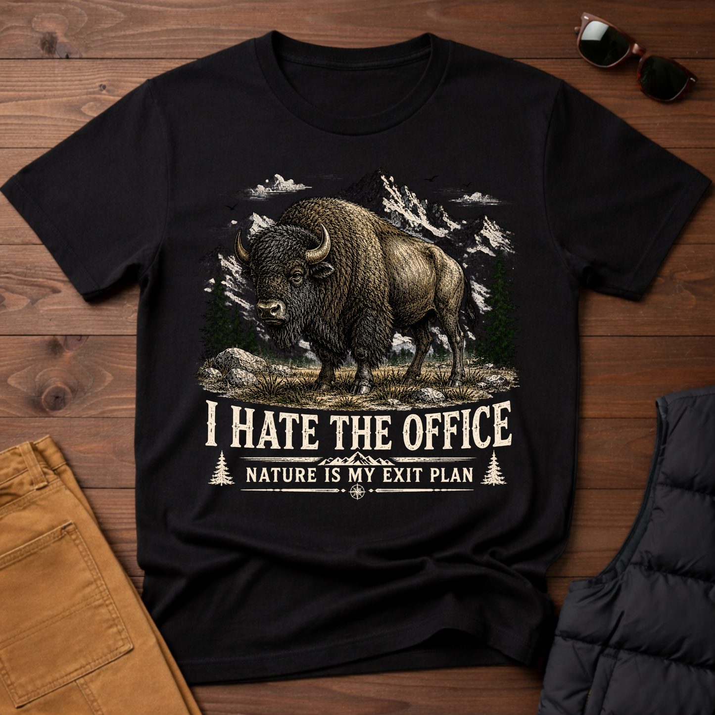 I Hate The Office Nature Is My Exit Plan T-Shirt