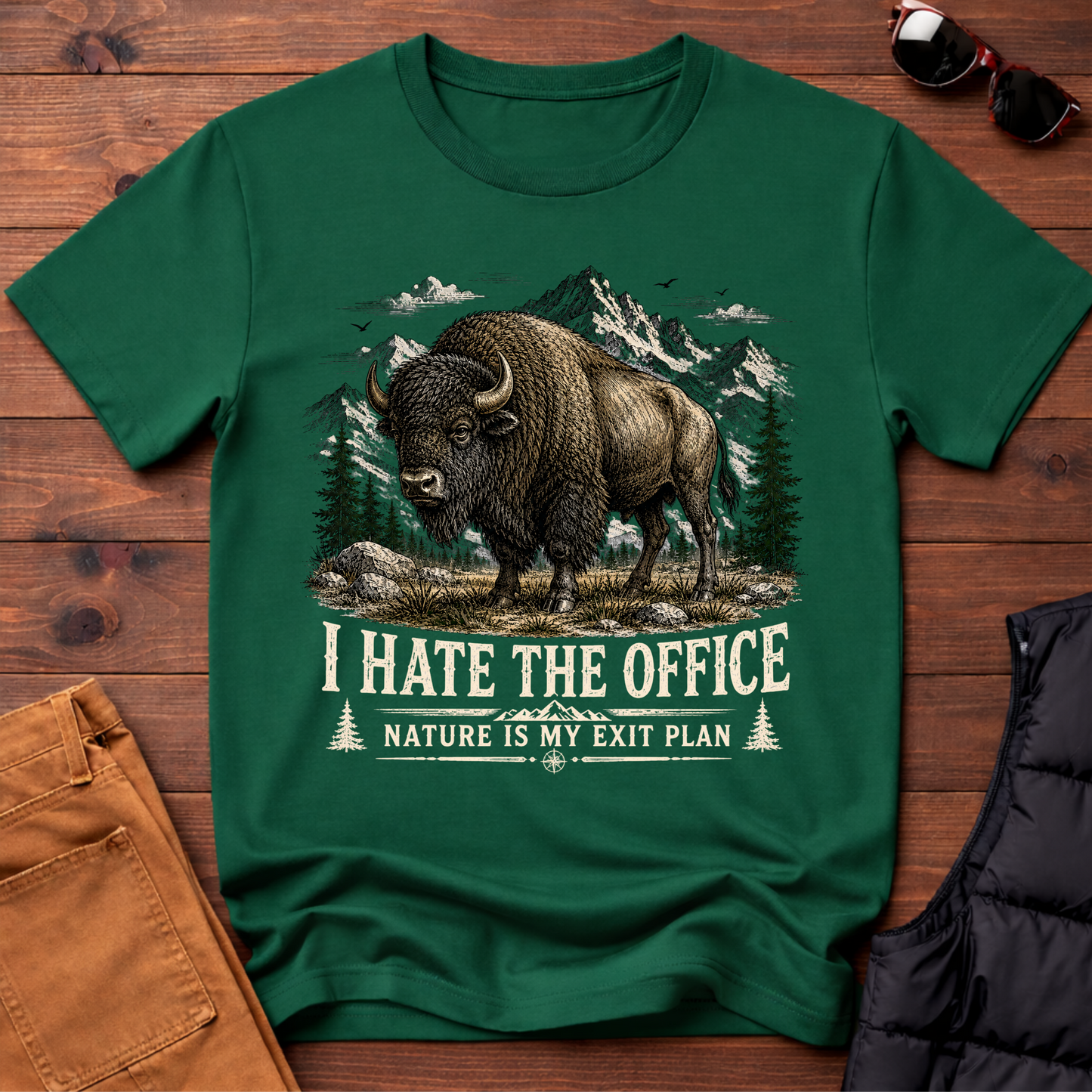 I Hate The Office Nature Is My Exit Plan T-Shirt