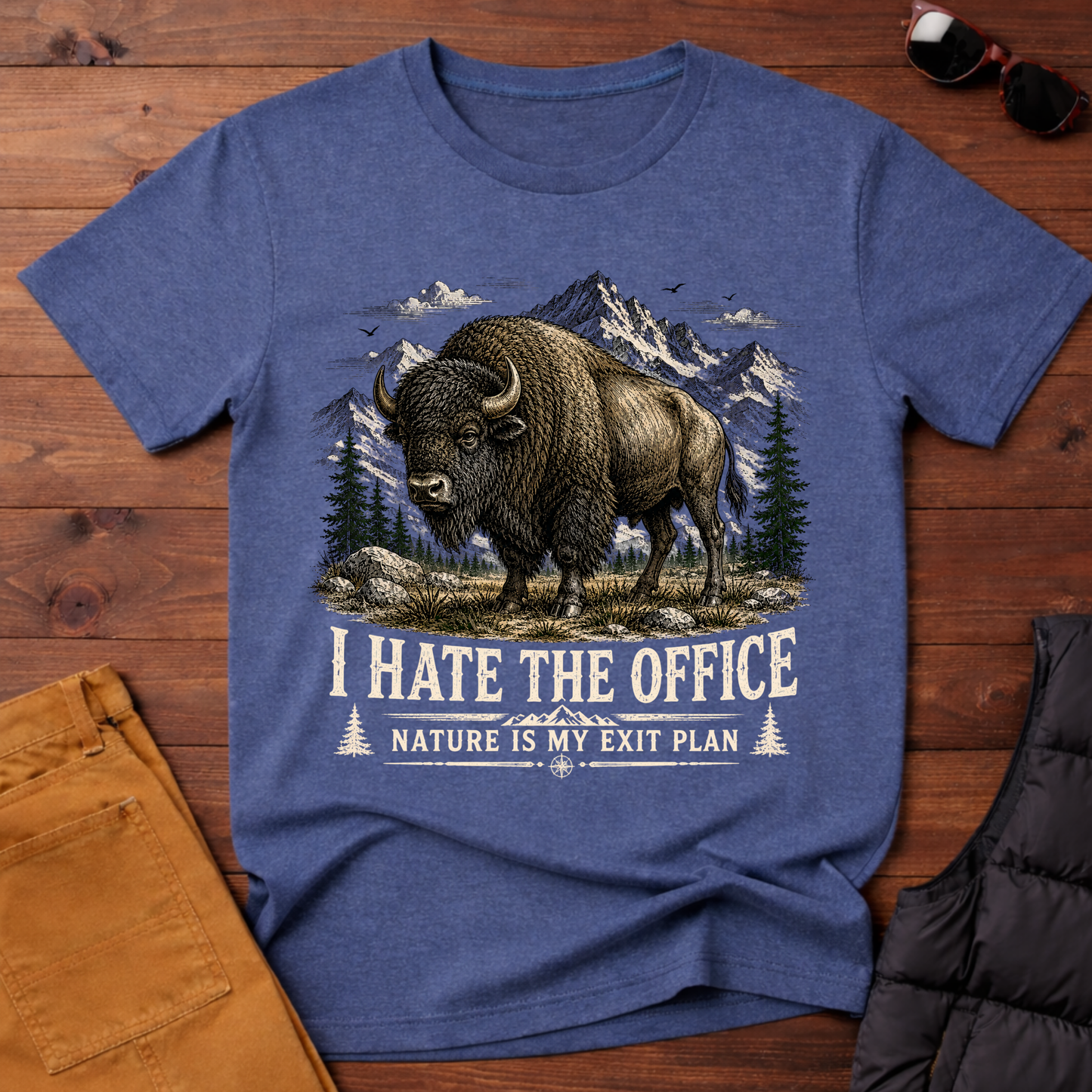 I Hate The Office Nature Is My Exit Plan T-Shirt