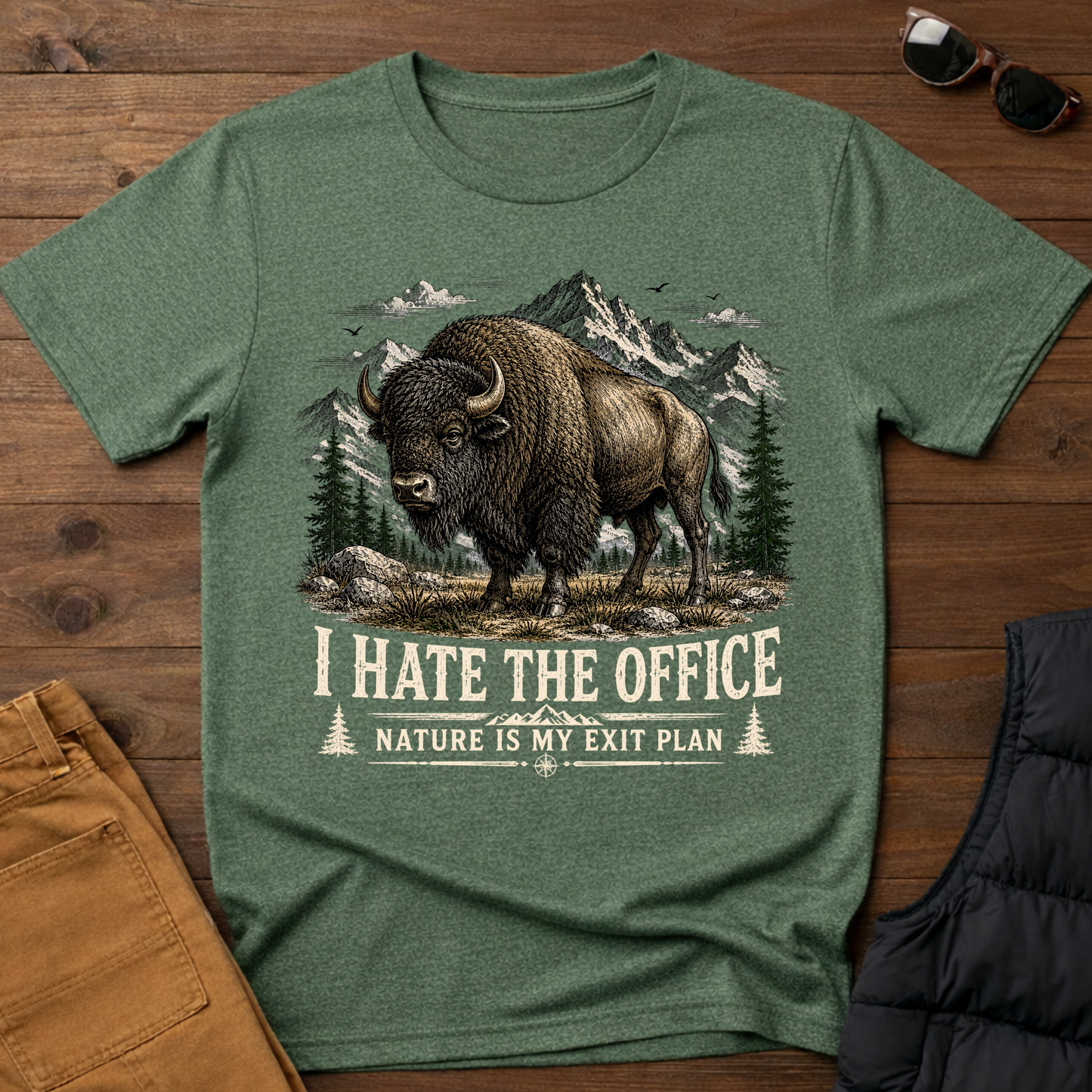 I Hate The Office Nature Is My Exit Plan T-Shirt