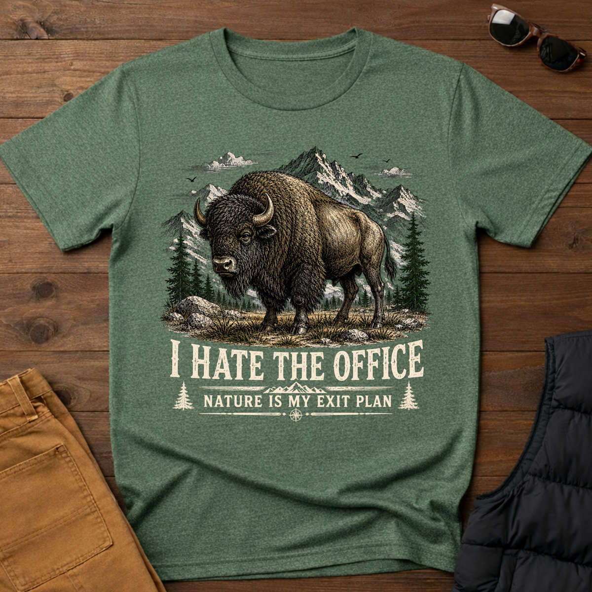 I Hate The Office Nature Is My Exit Plan T-Shirt