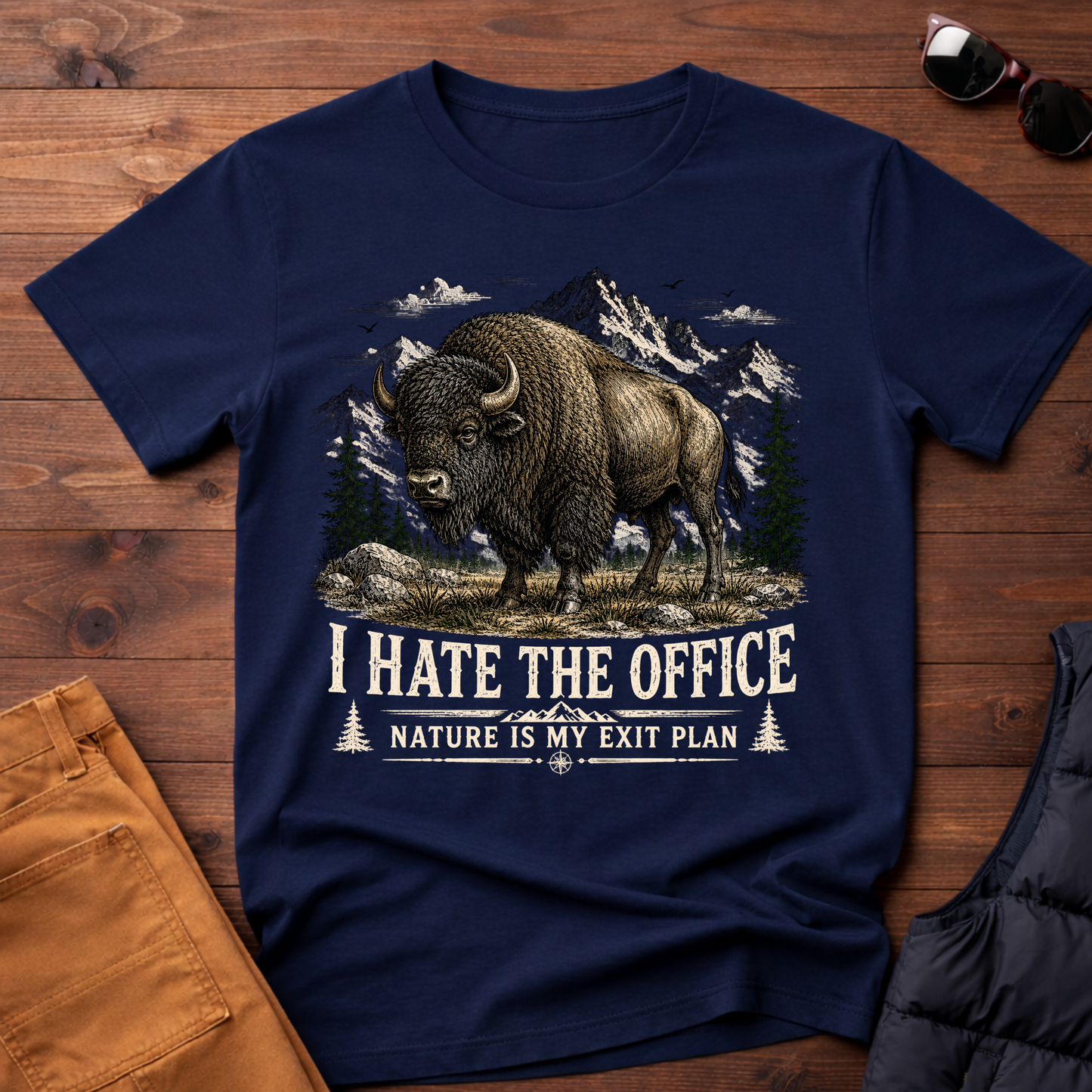 I Hate The Office Nature Is My Exit Plan T-Shirt