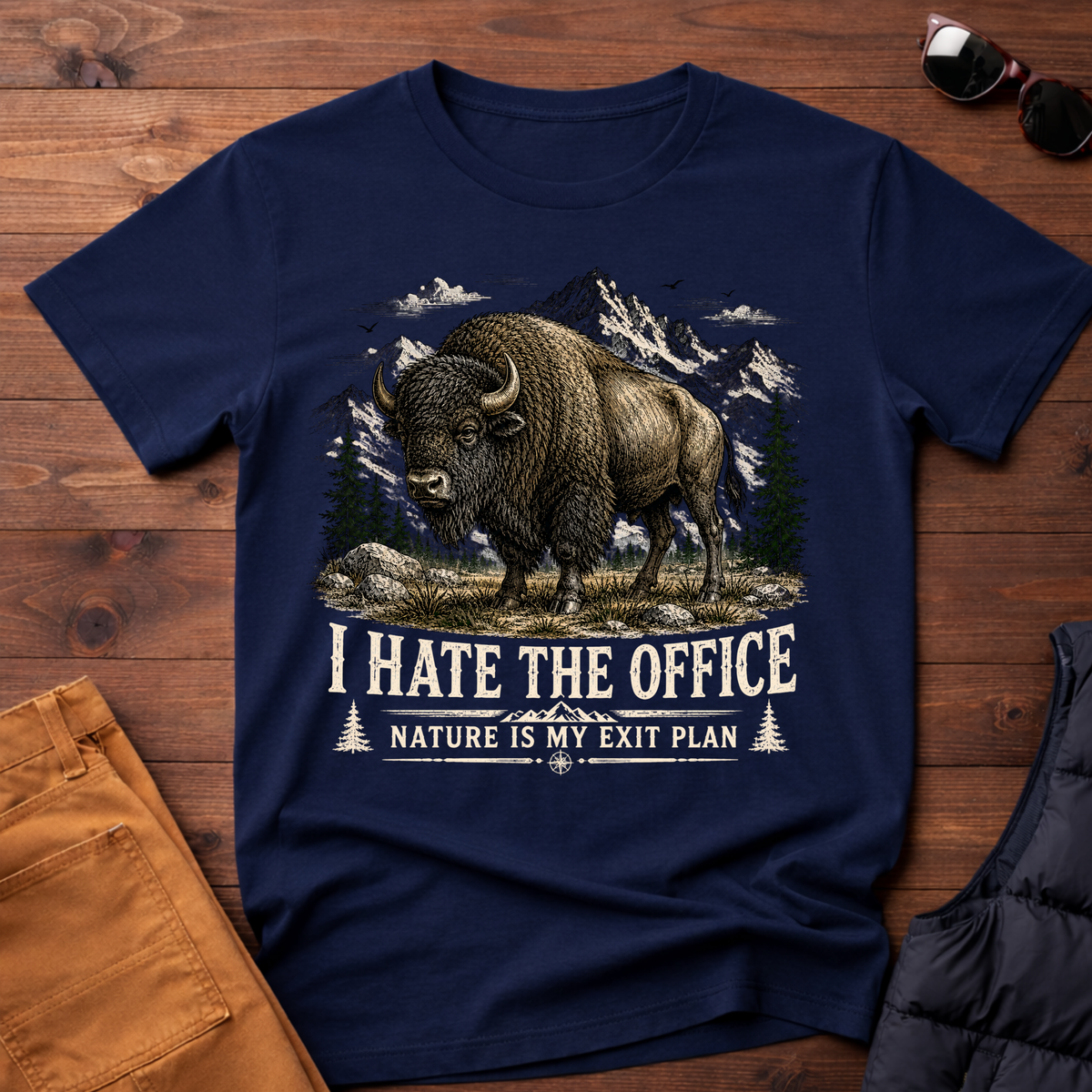 I Hate The Office Nature Is My Exit Plan T-Shirt