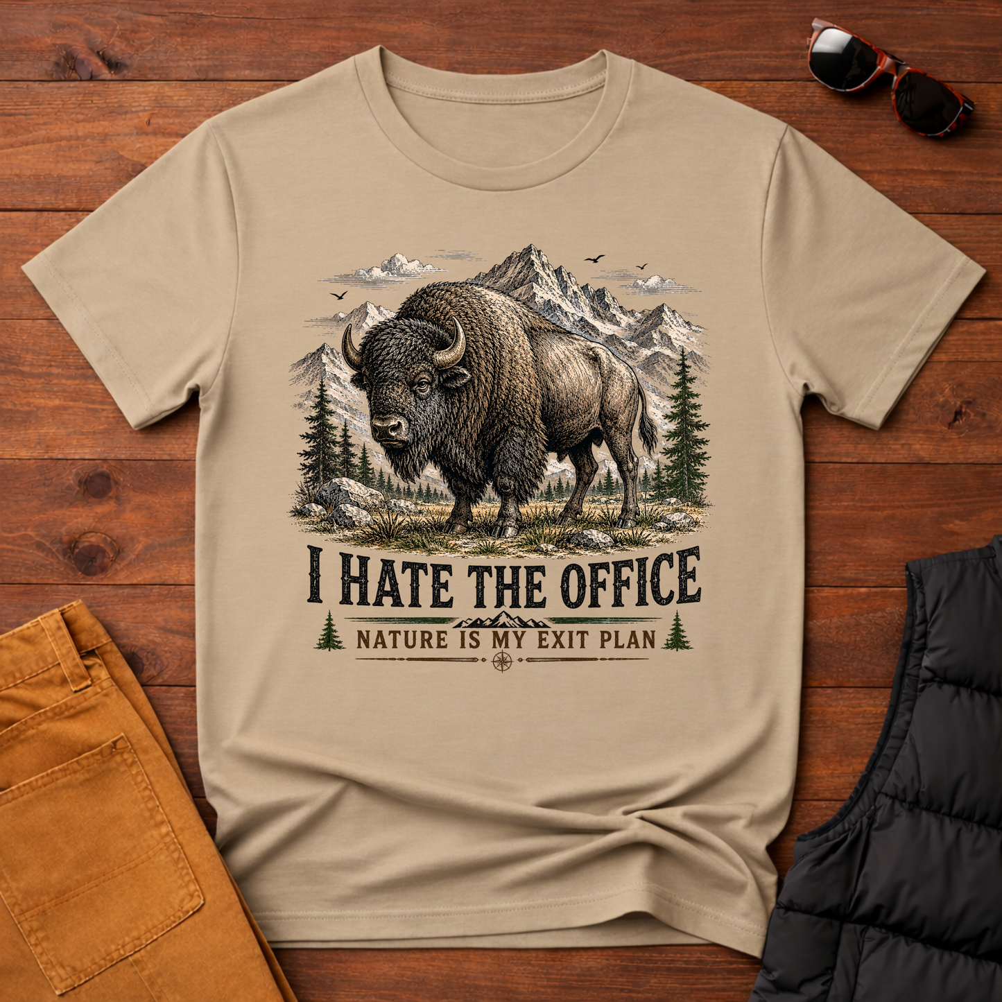I Hate The Office Nature Is My Exit Plan T-Shirt