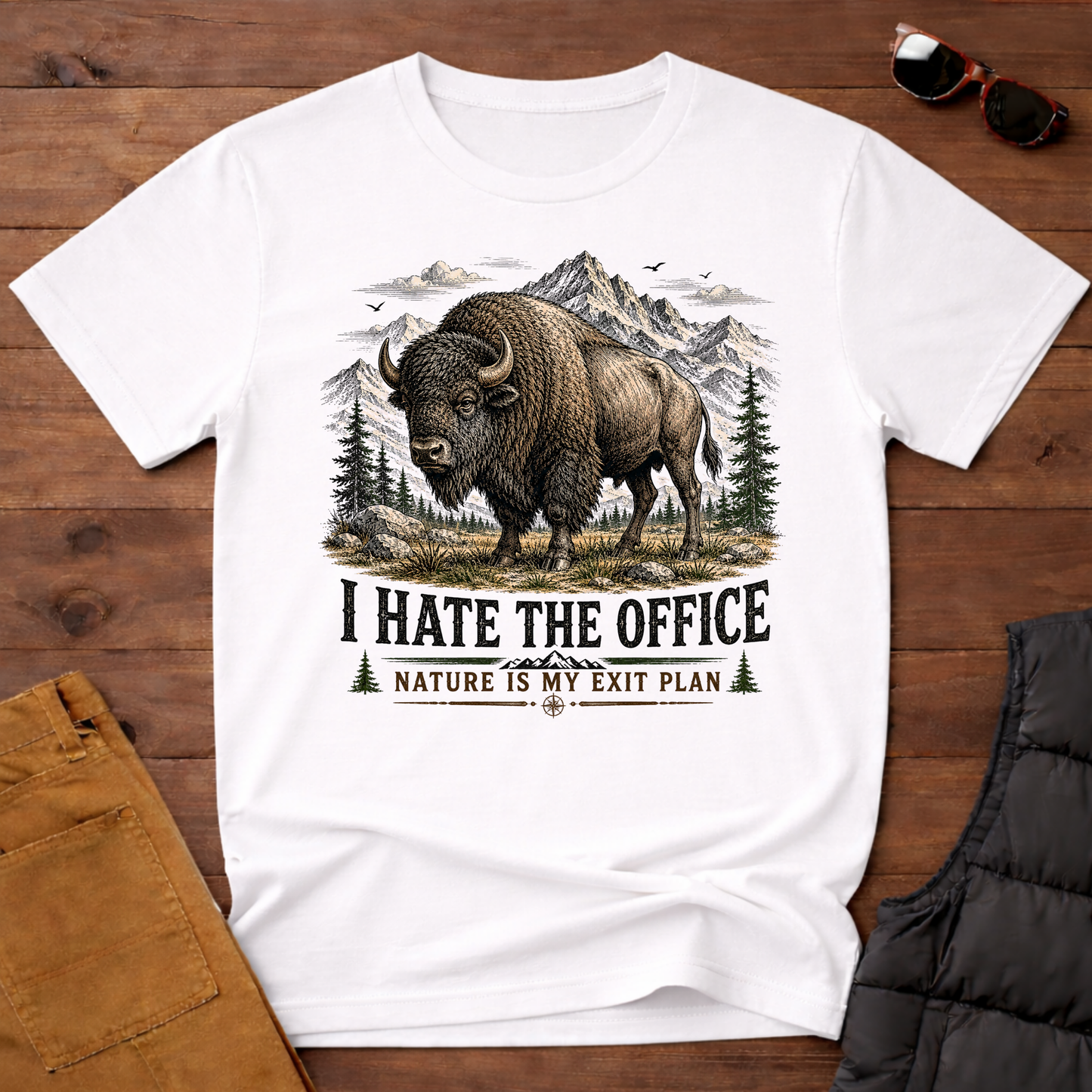 I Hate The Office Nature Is My Exit Plan T-Shirt