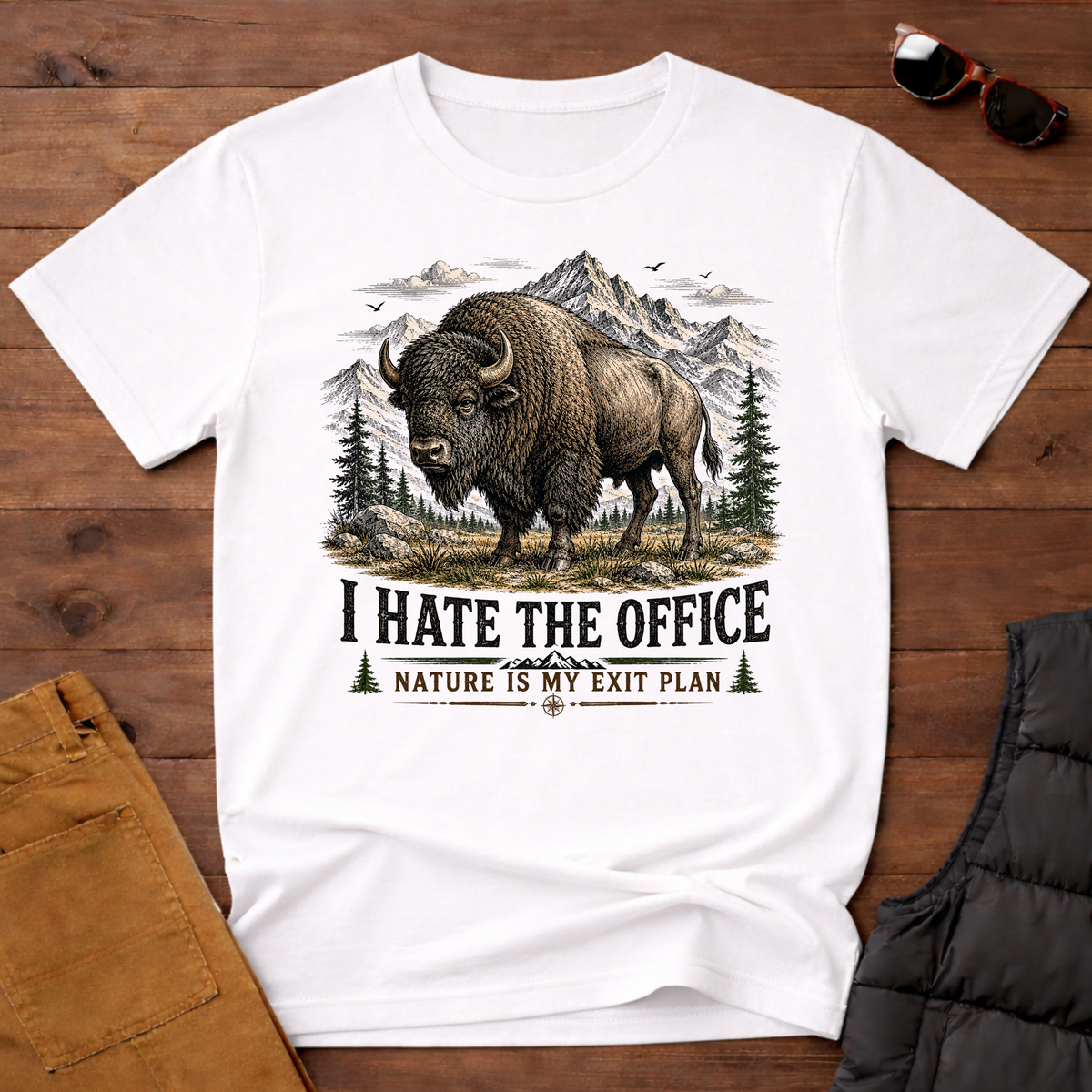 I Hate The Office Nature Is My Exit Plan T-Shirt