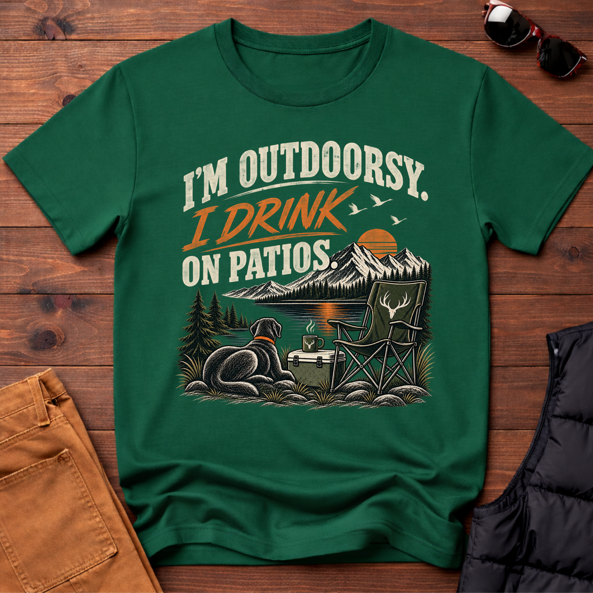 I'm Outdoorsy I Drink On Patios T-Shirt