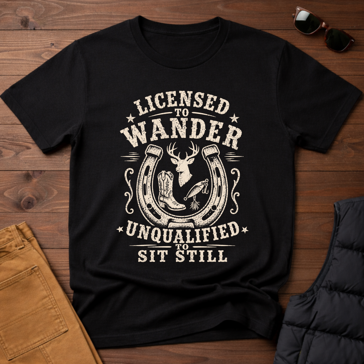 Licensed to Wander T-Shirt