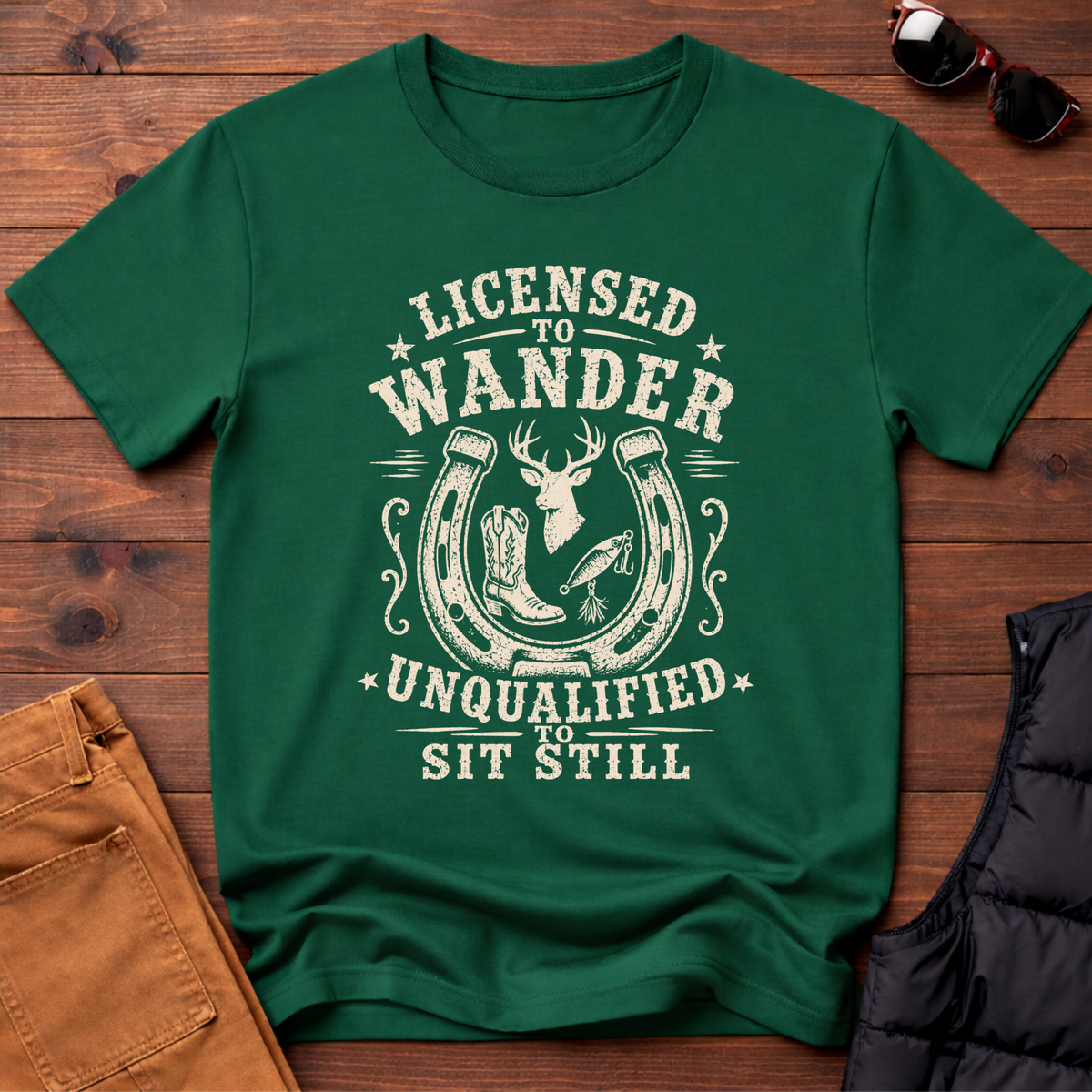 Licensed to Wander T-Shirt
