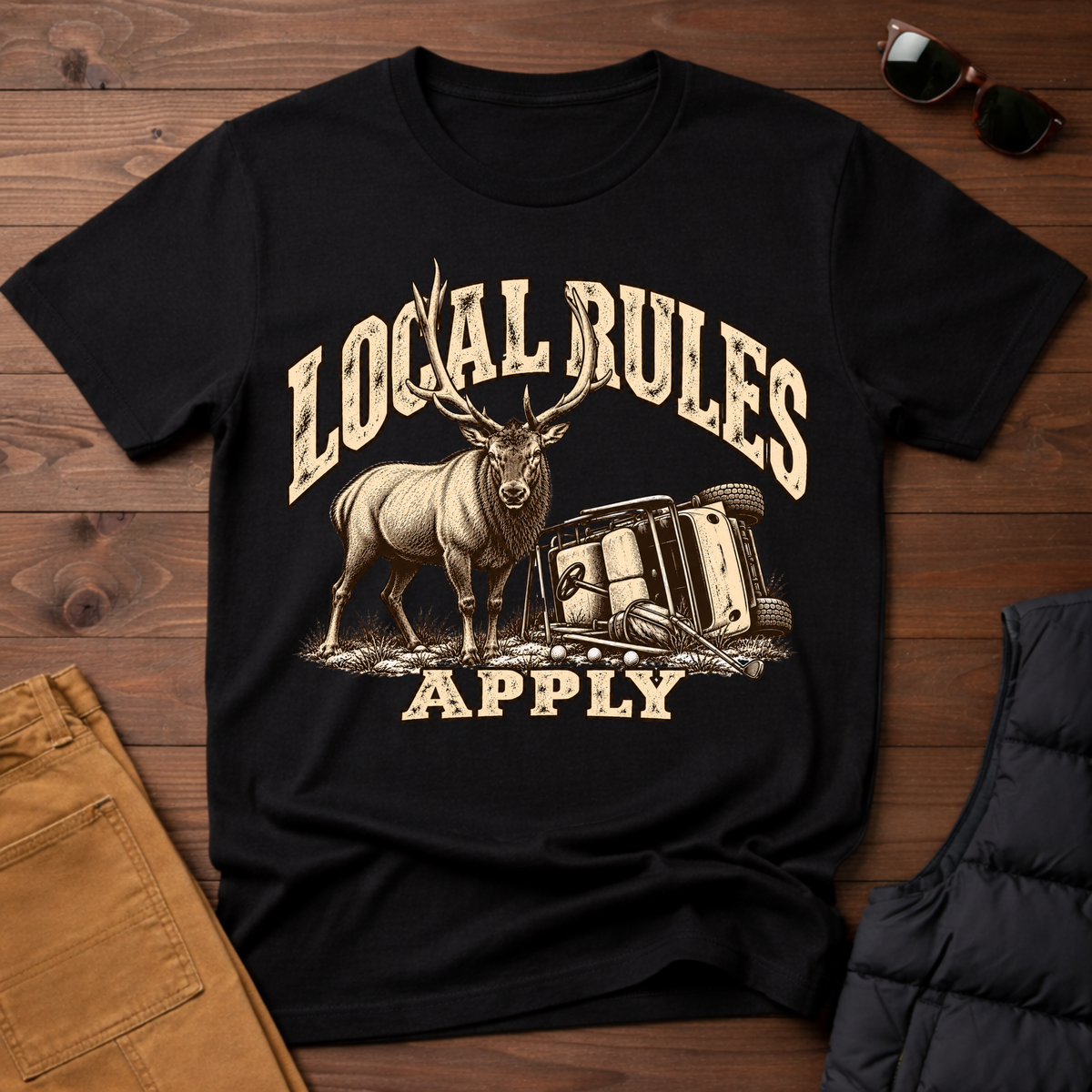 Local Rules Apply Elk Tee