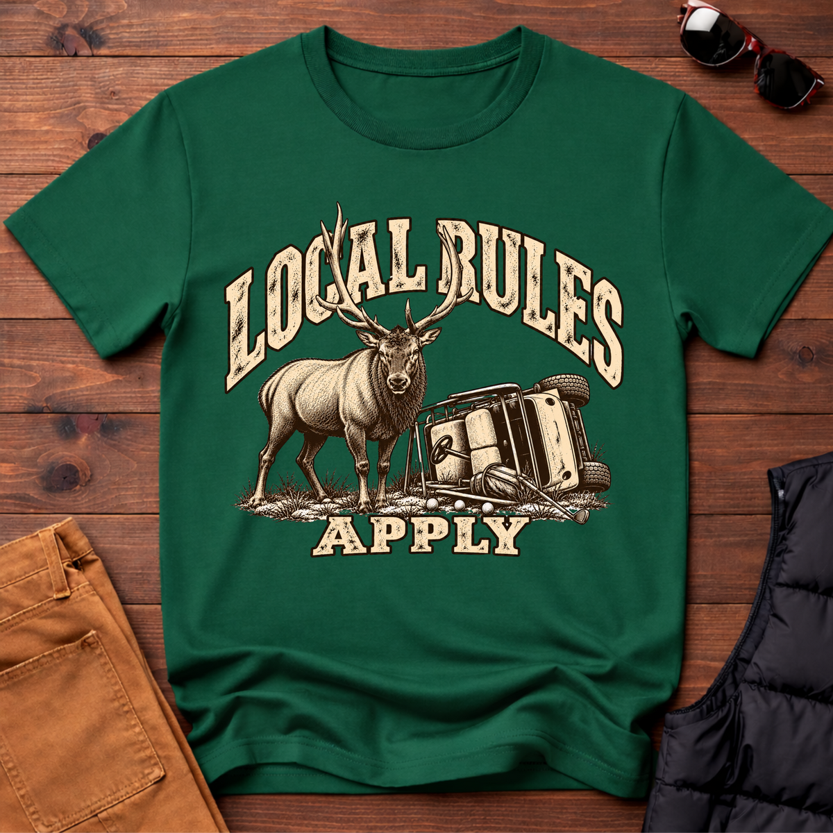 Local Rules Apply Elk Tee
