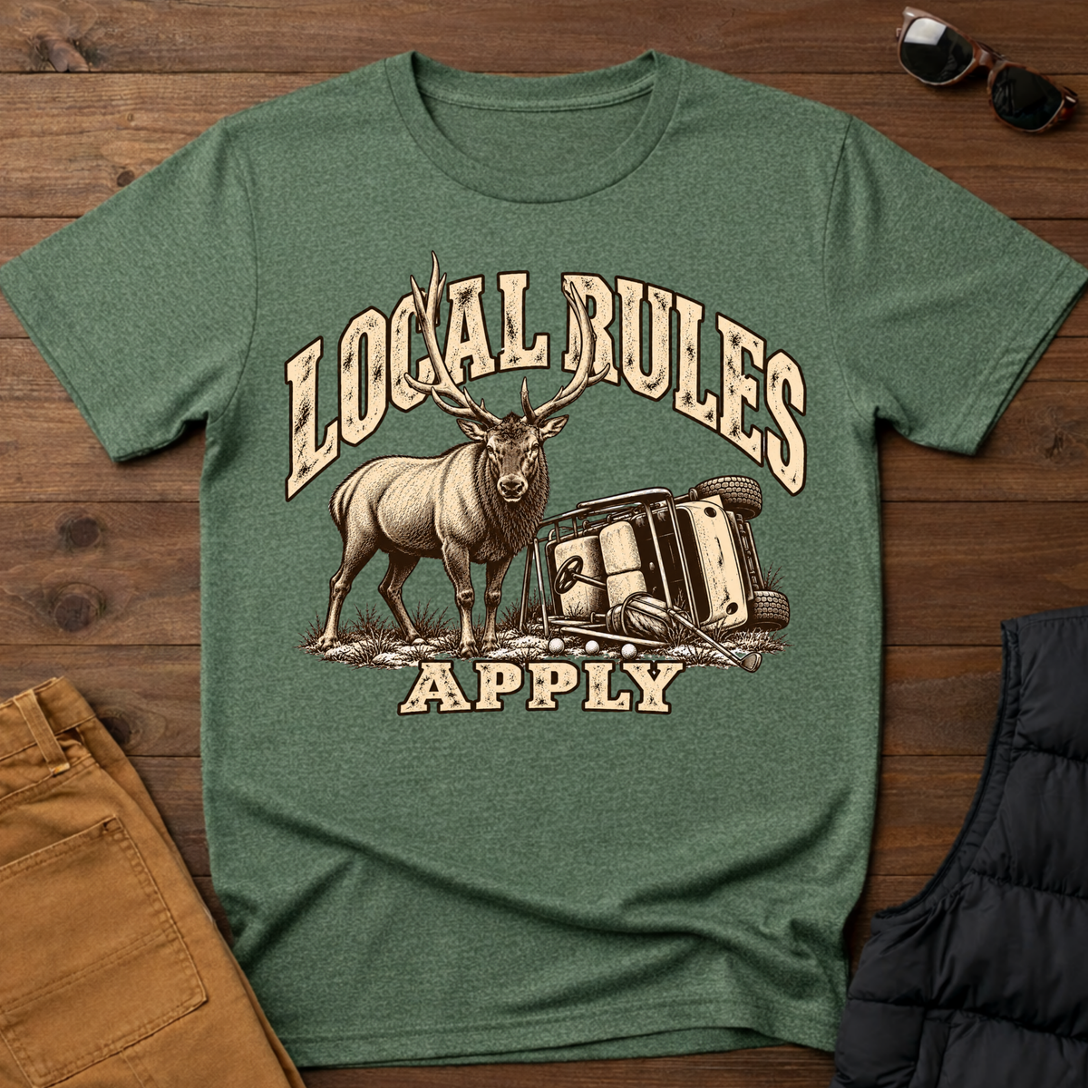 Local Rules Apply Elk Tee