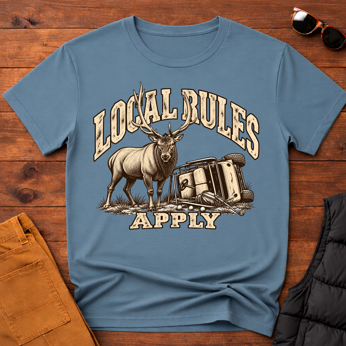 Local Rules Apply Elk Tee