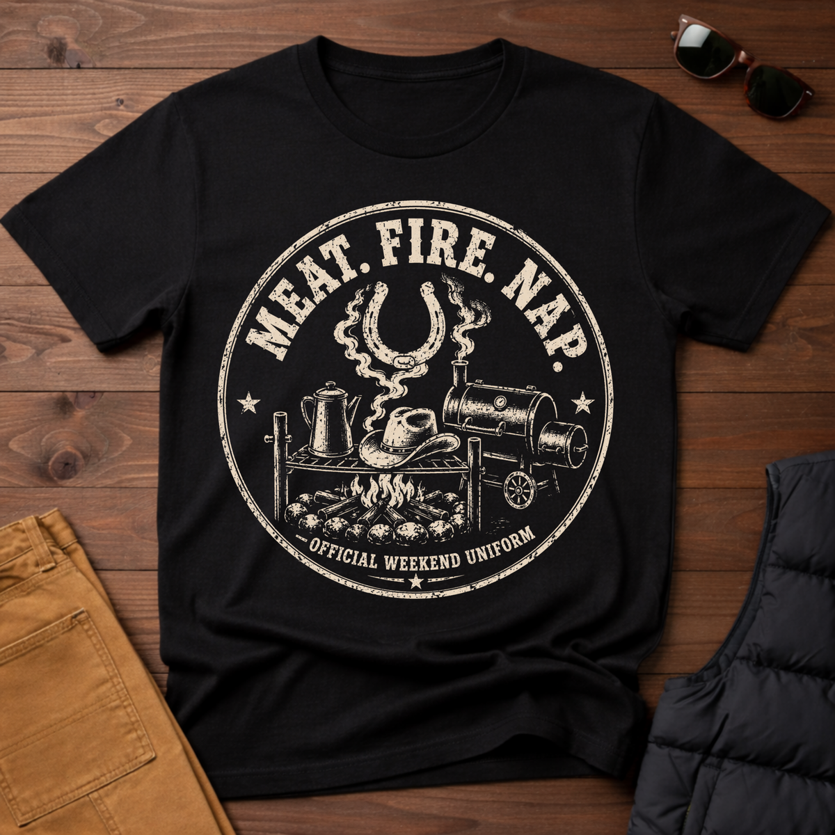 Meat Fire Nap T-Shirt