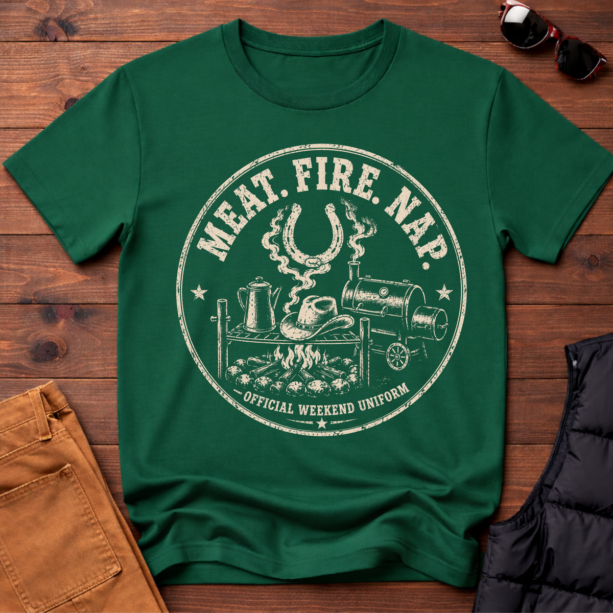 Meat Fire Nap T-Shirt