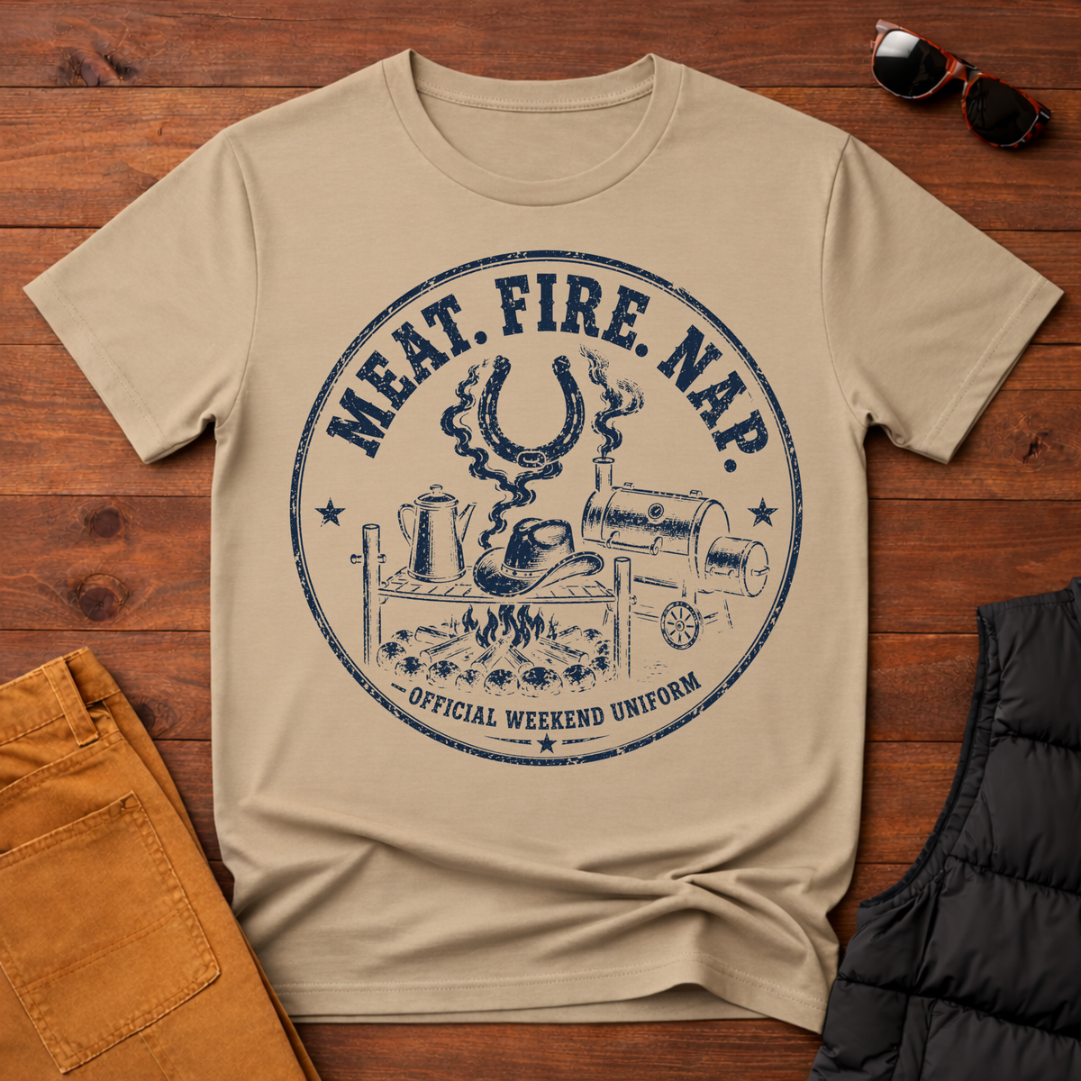 Meat Fire Nap T-Shirt