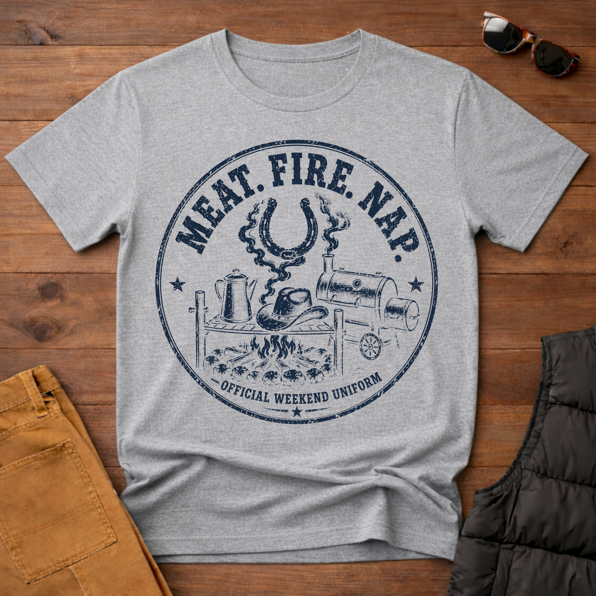 Meat Fire Nap T-Shirt