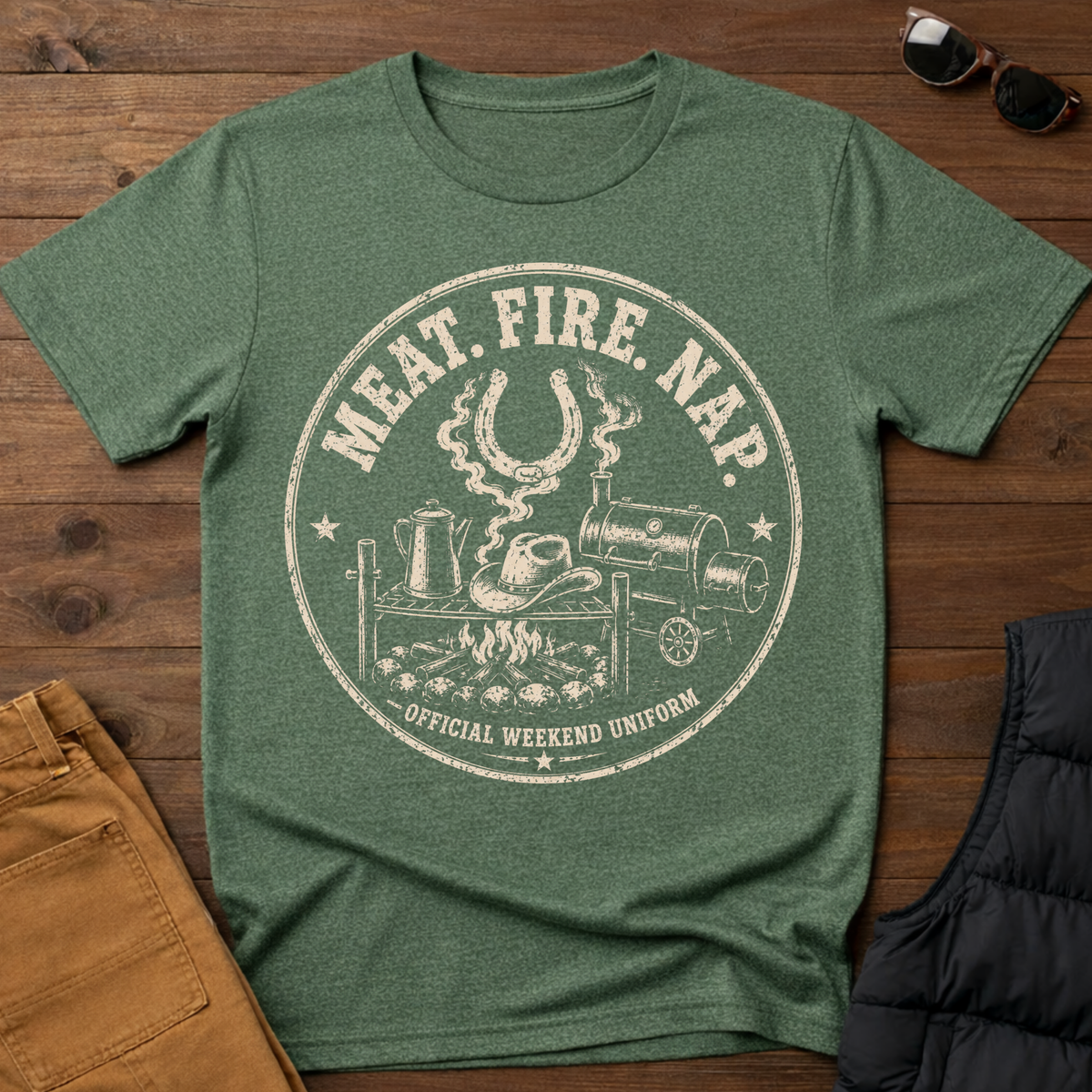 Meat Fire Nap T-Shirt