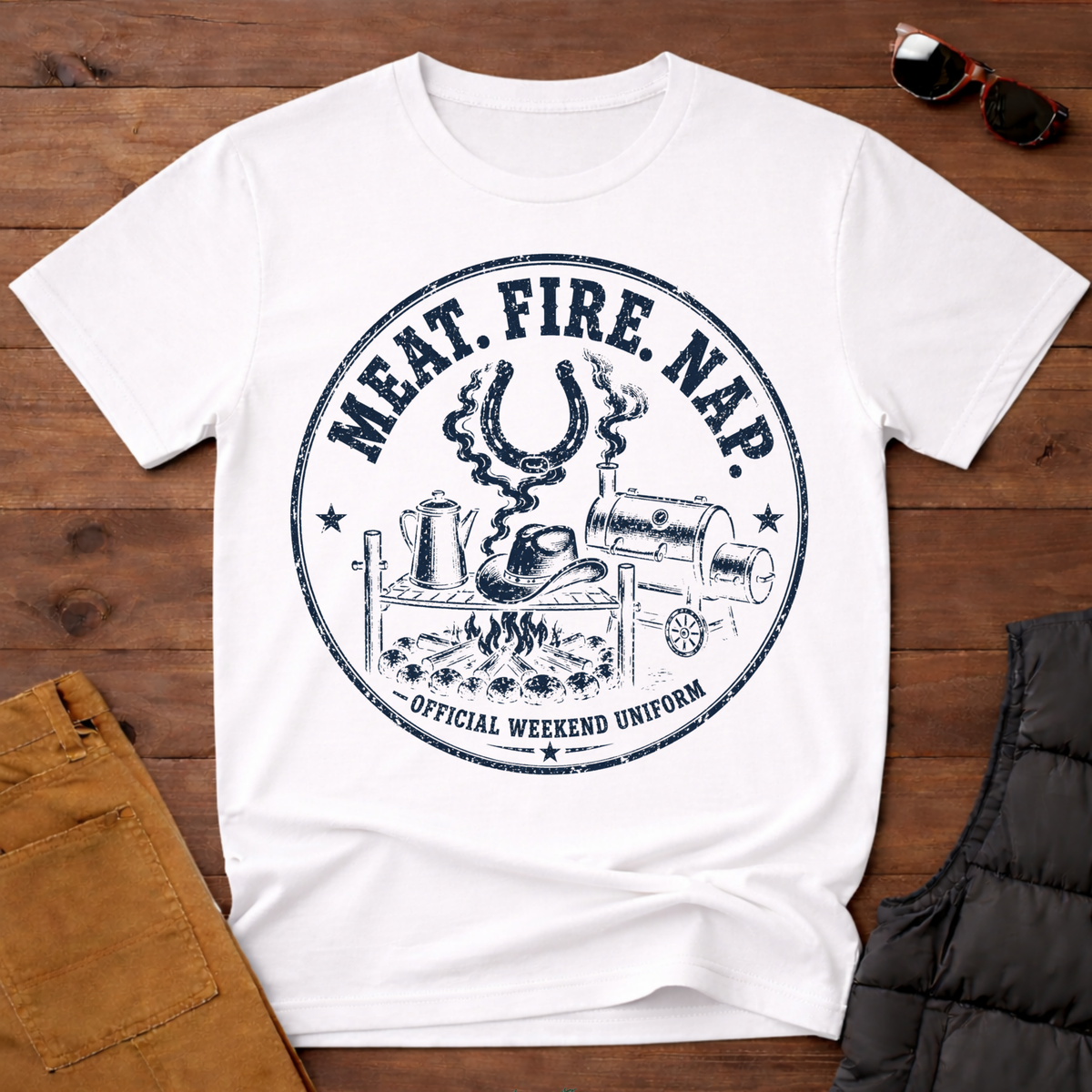 Meat Fire Nap T-Shirt