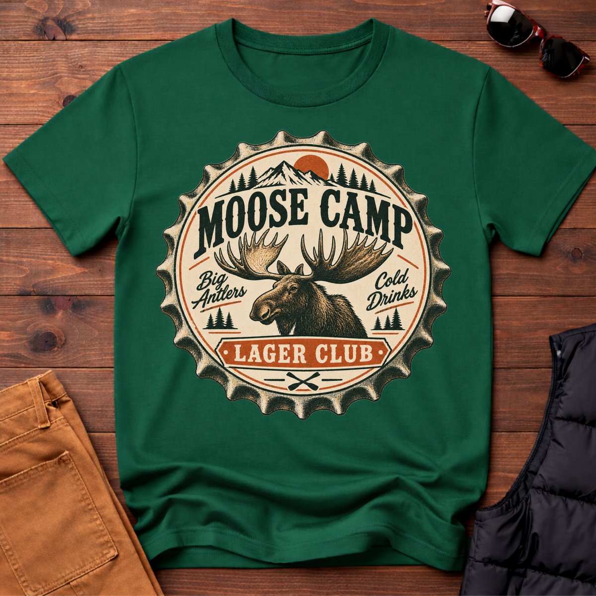 Moose Camp Lager Club T-Shirt