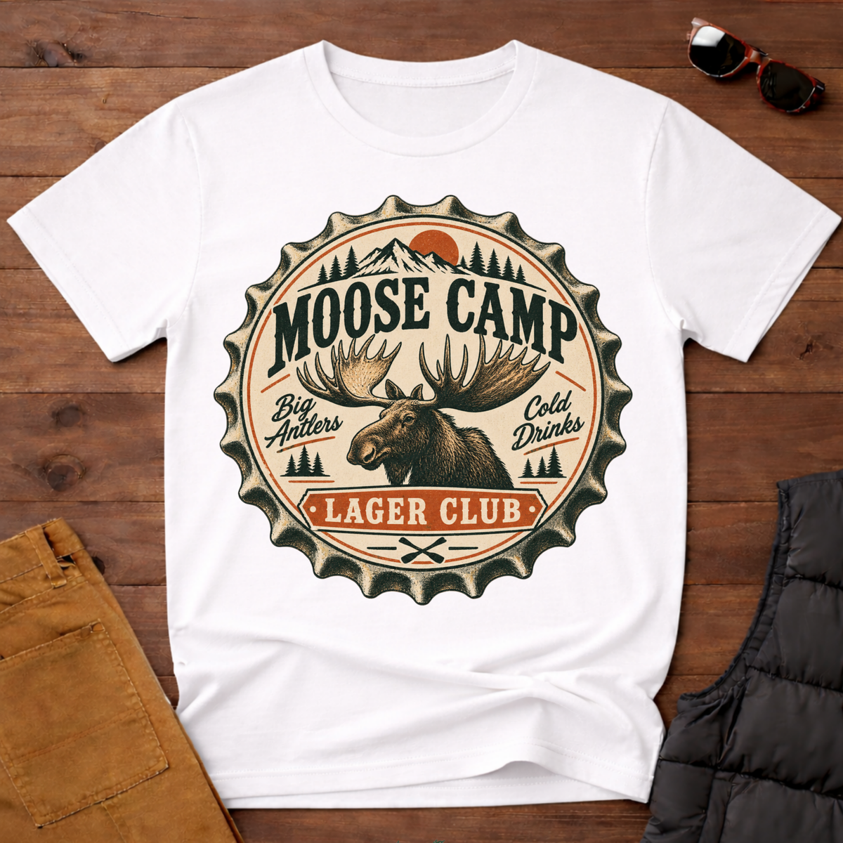 Moose Camp Lager Club T-Shirt