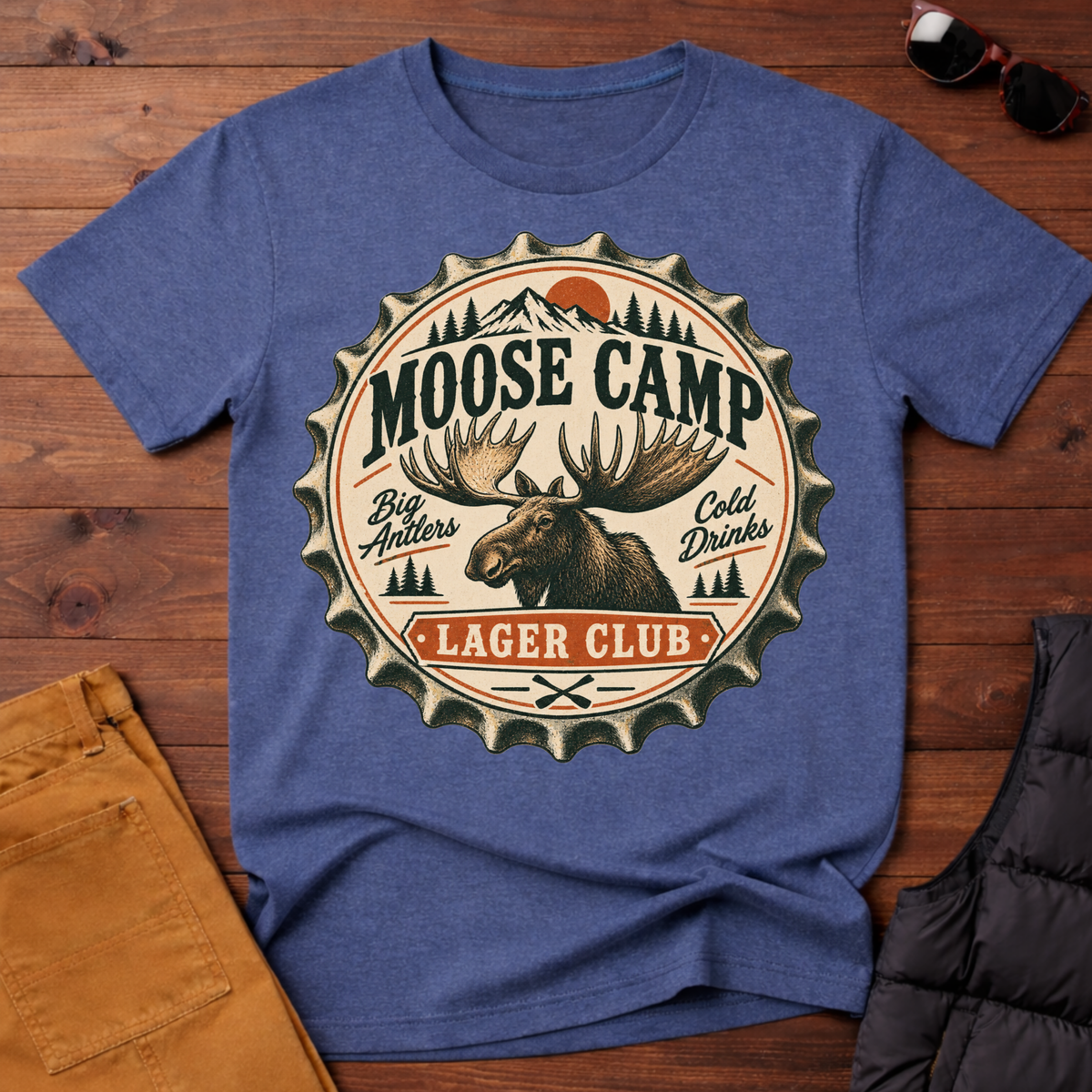 Moose Camp Lager Club T-Shirt
