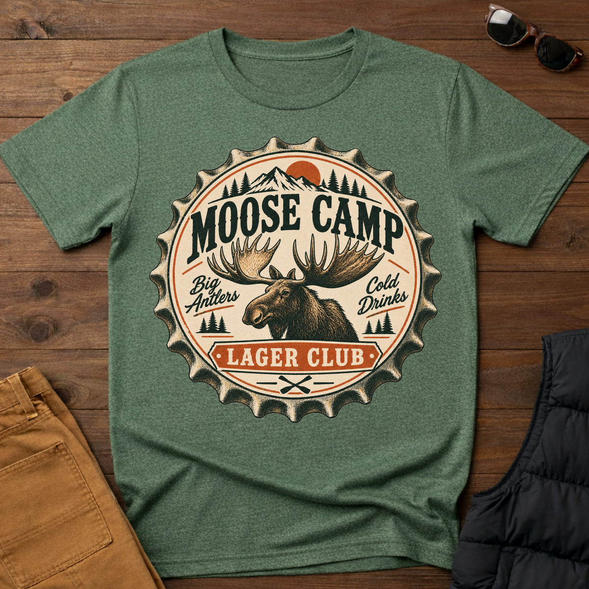 Moose Camp Lager Club T-Shirt