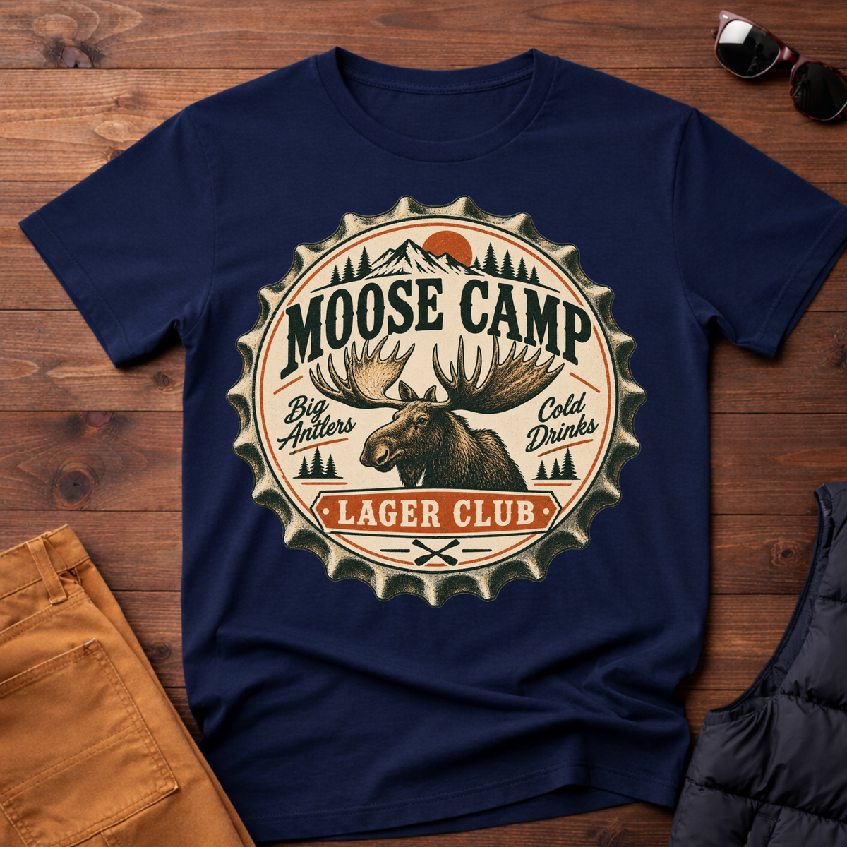 Moose Camp Lager Club T-Shirt