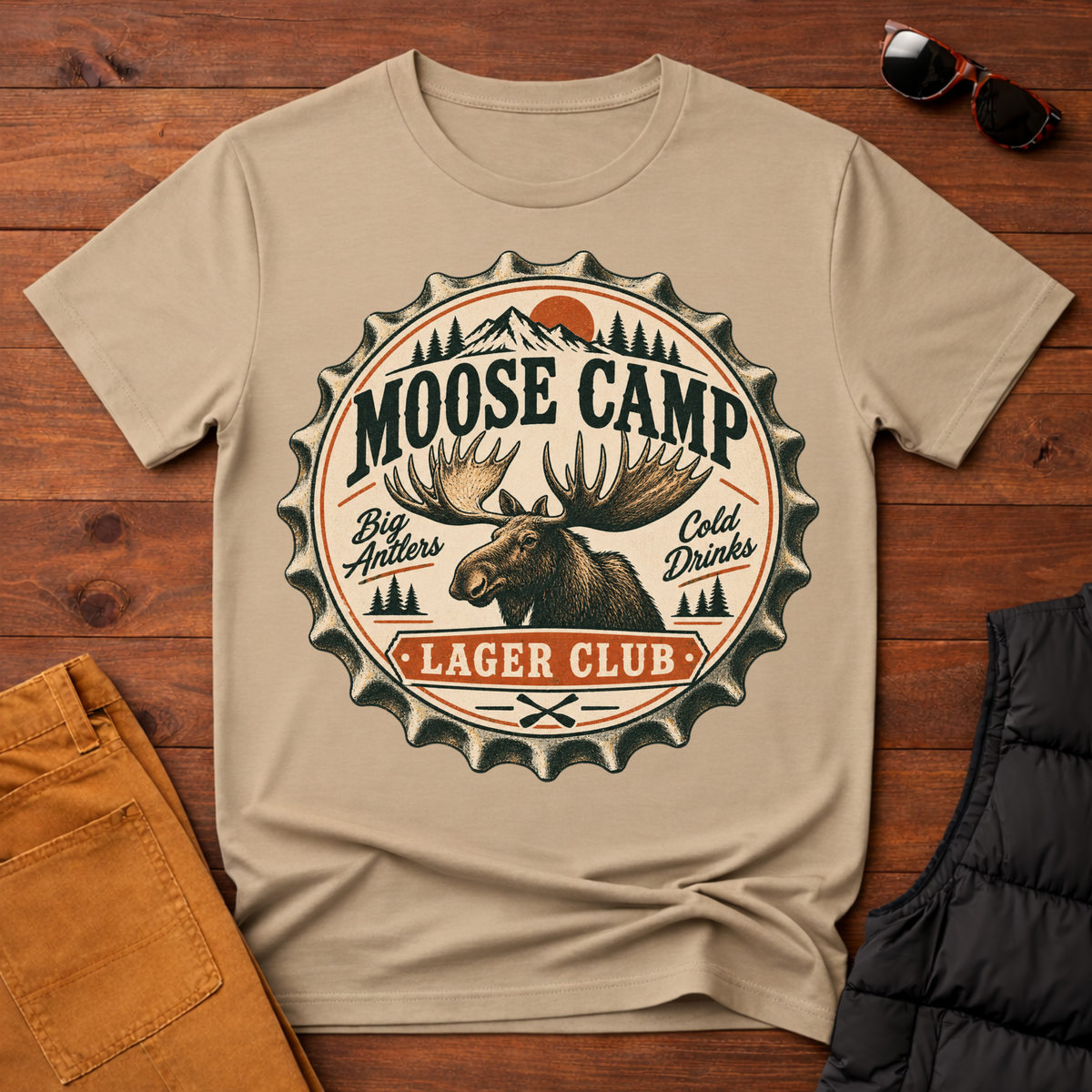 Moose Camp Lager Club T-Shirt