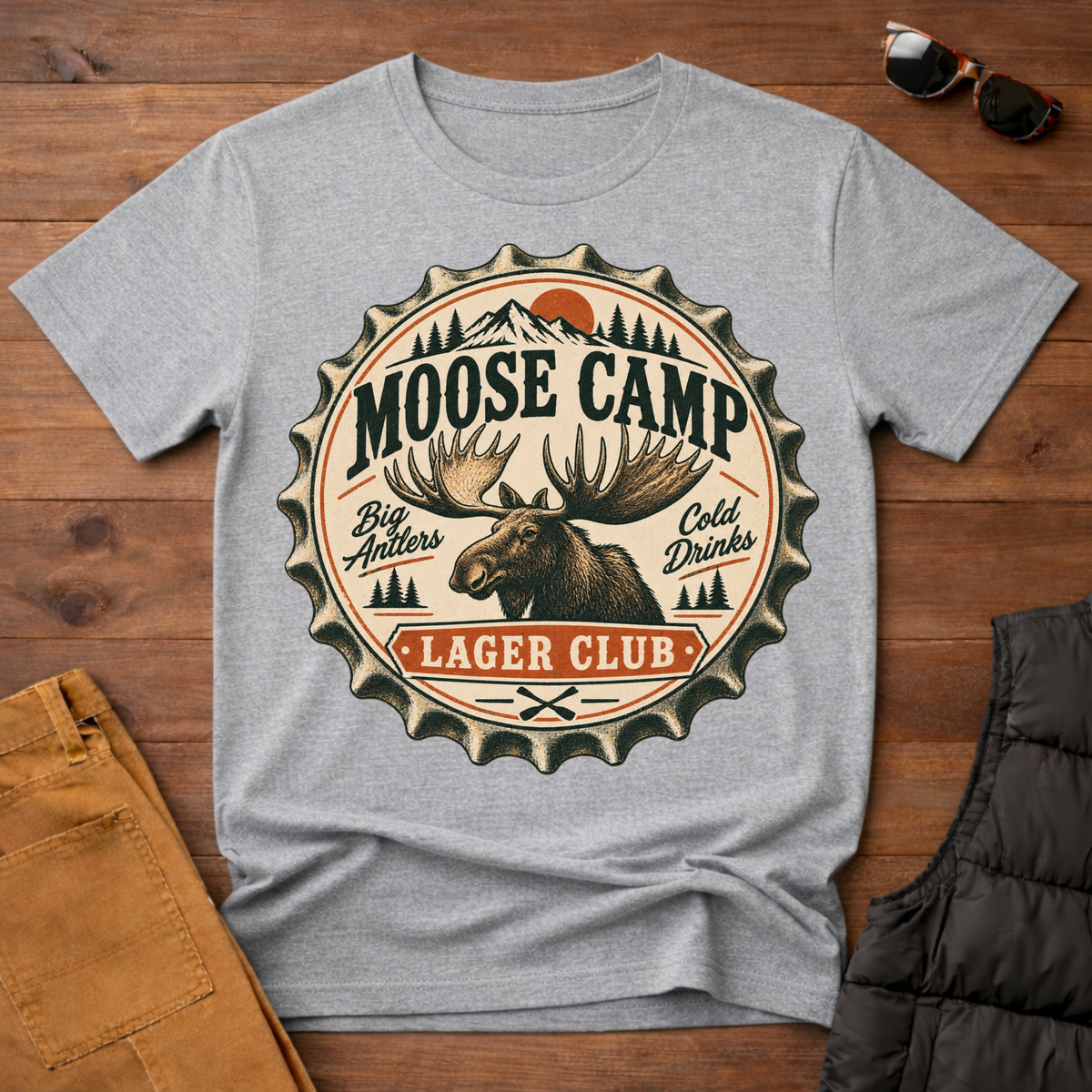 Moose Camp Lager Club T-Shirt