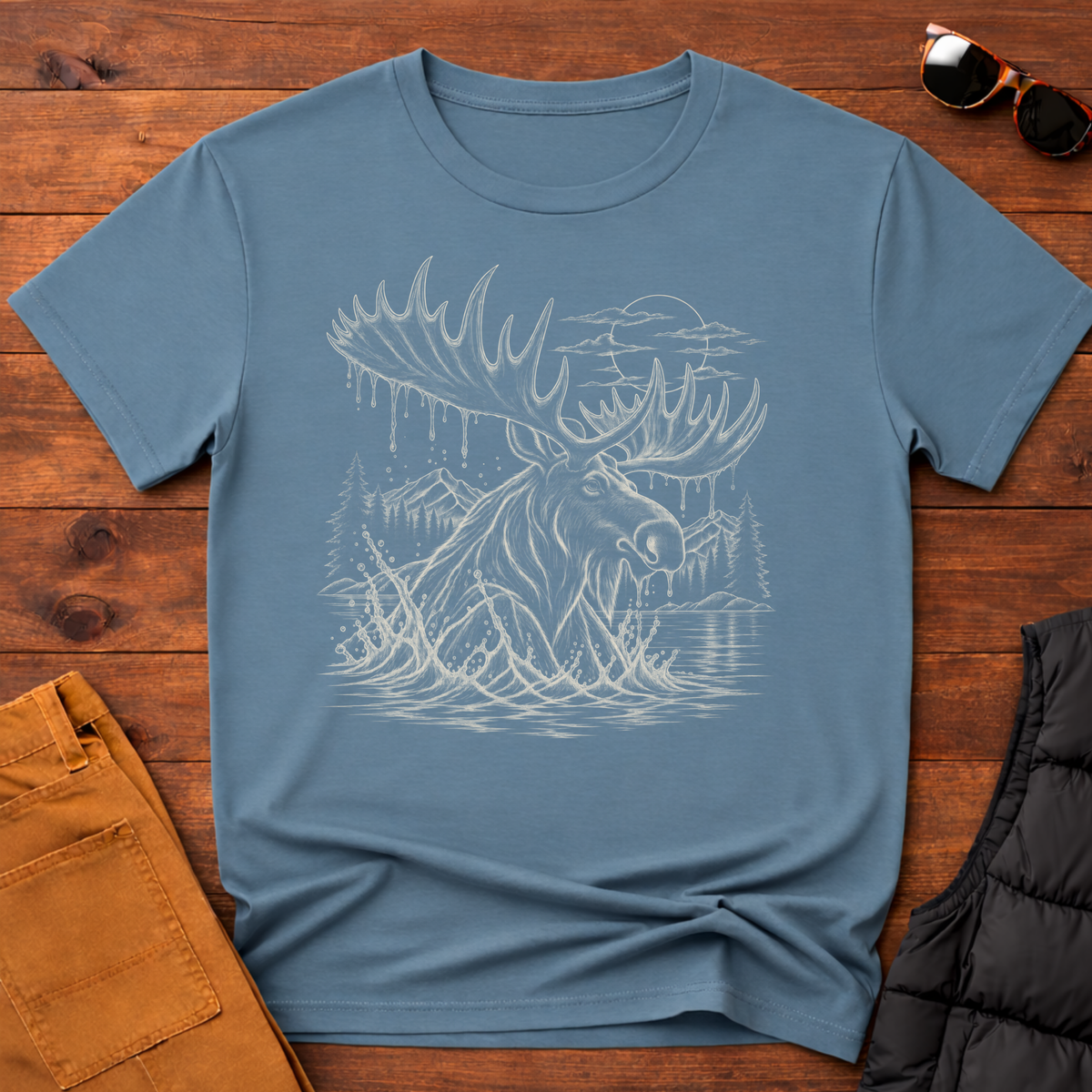 Moose Portrait T-Shirt
