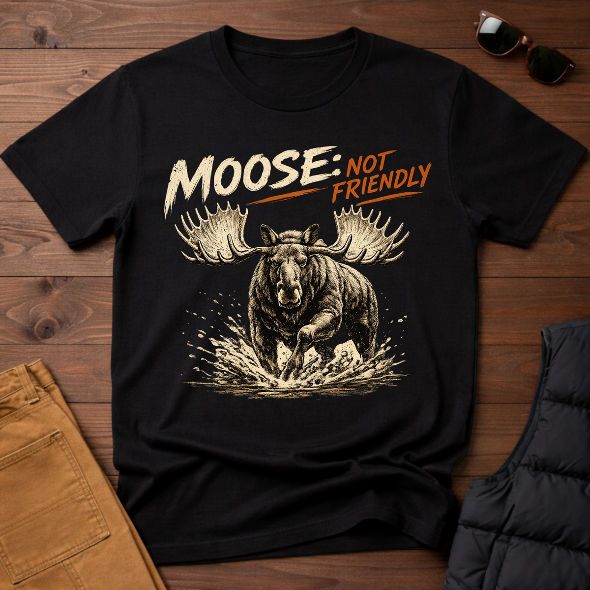 Moose Not Friendly T-Shirt