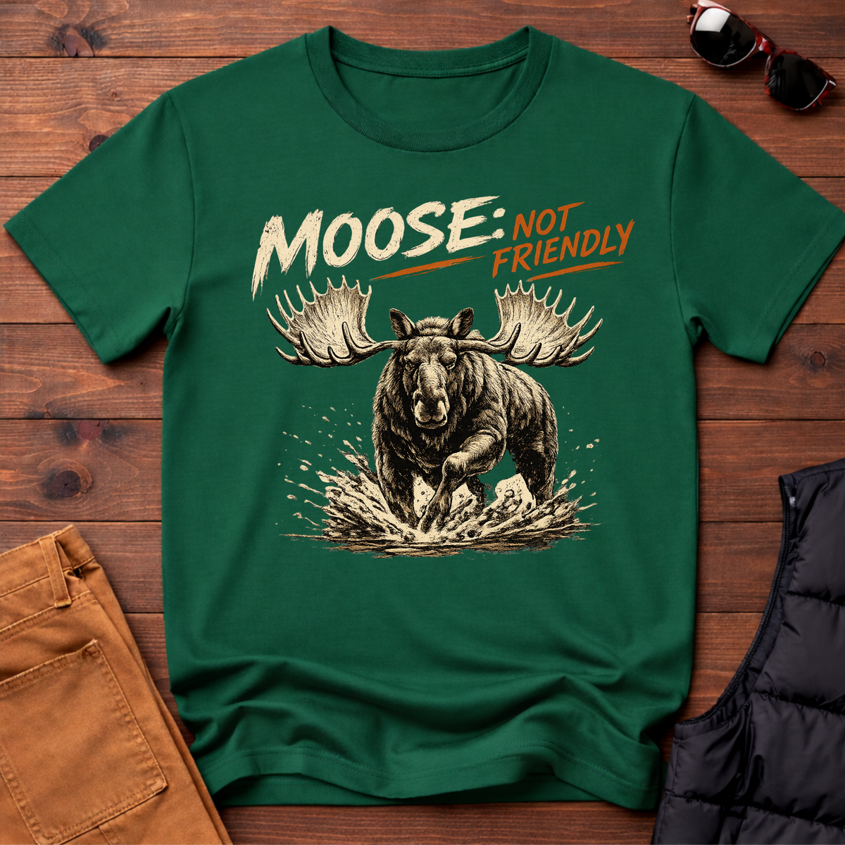 Moose Not Friendly T-Shirt