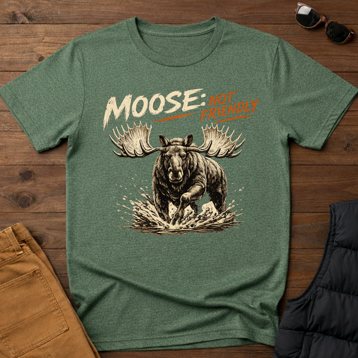 Moose Not Friendly T-Shirt