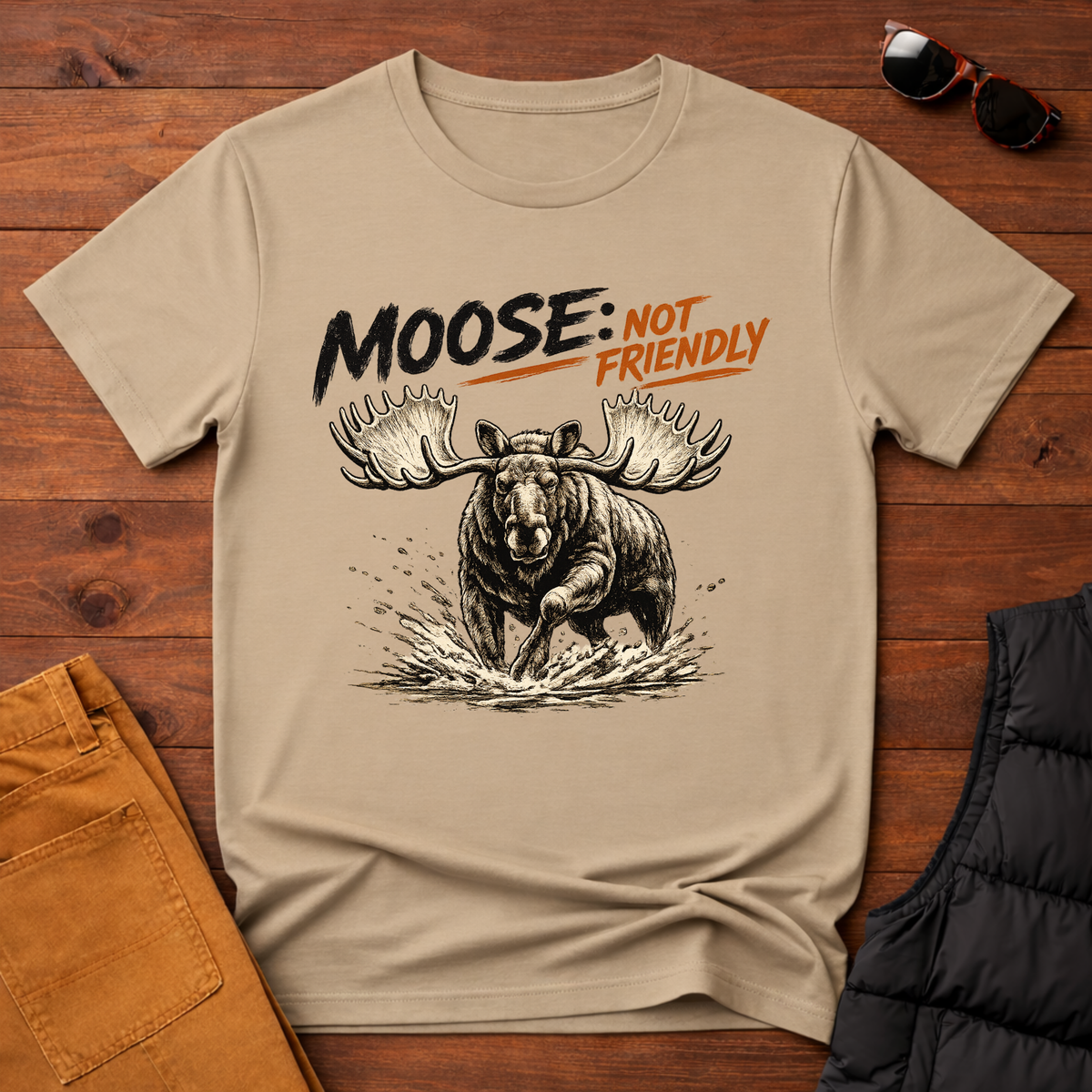 Moose Not Friendly T-Shirt
