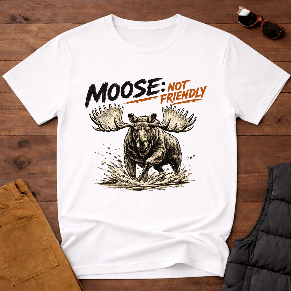 Moose Not Friendly T-Shirt