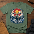 Moose Sunset Splatter T-Shirt