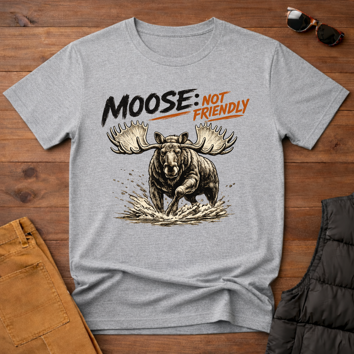 Moose Not Friendly T-Shirt