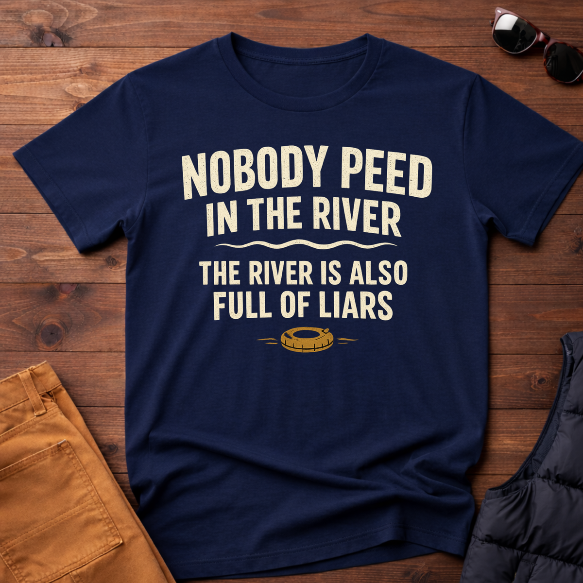 Nobody Peed In The River T-Shirt