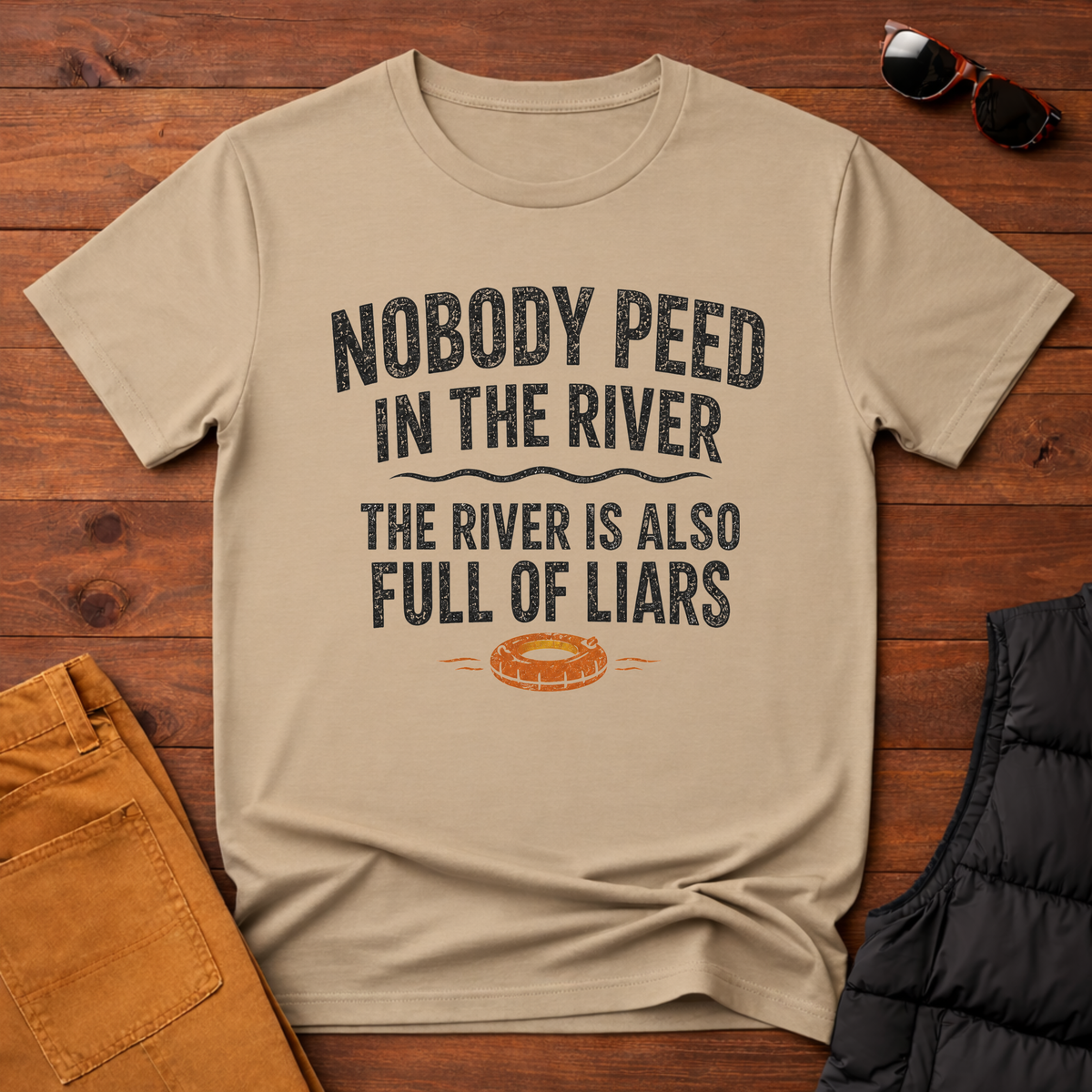 Nobody Peed In The River T-Shirt