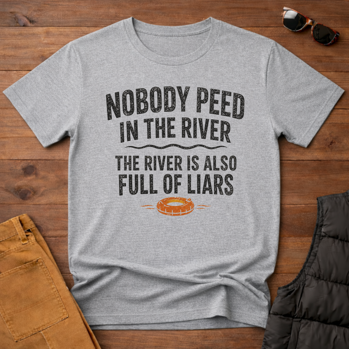 Nobody Peed In The River T-Shirt