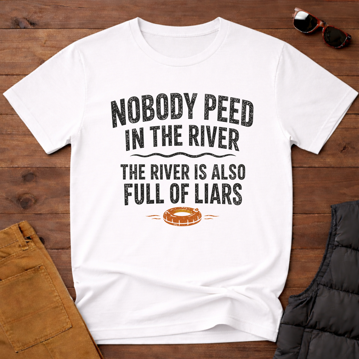 Nobody Peed In The River T-Shirt