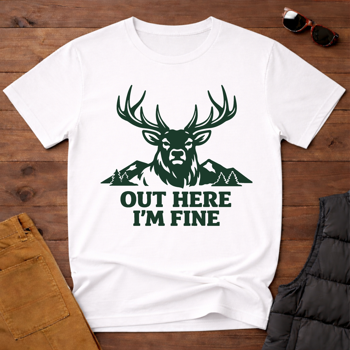 Out Here I'm Fine T-Shirt