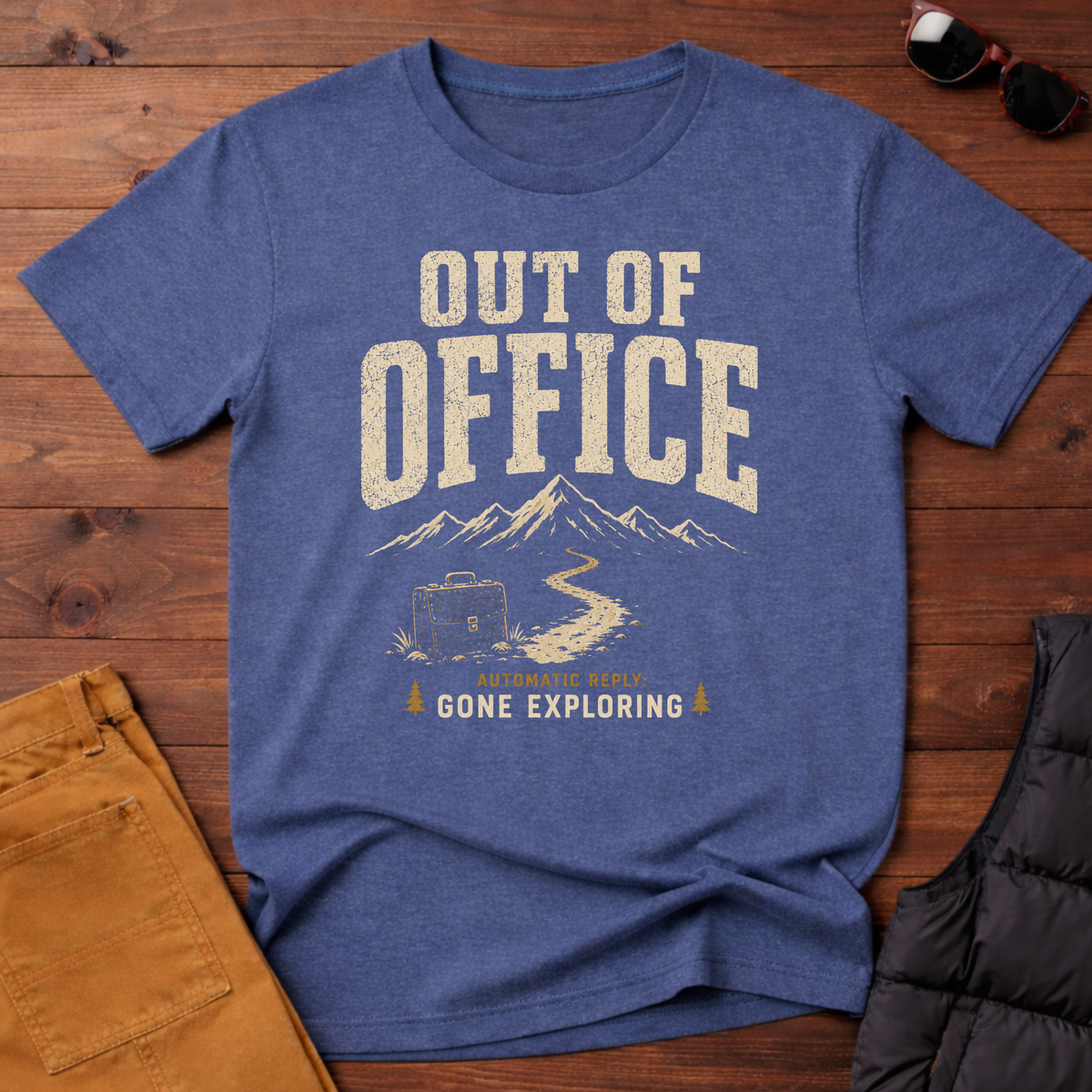 Out Of Office Gone Exploring T-Shirt