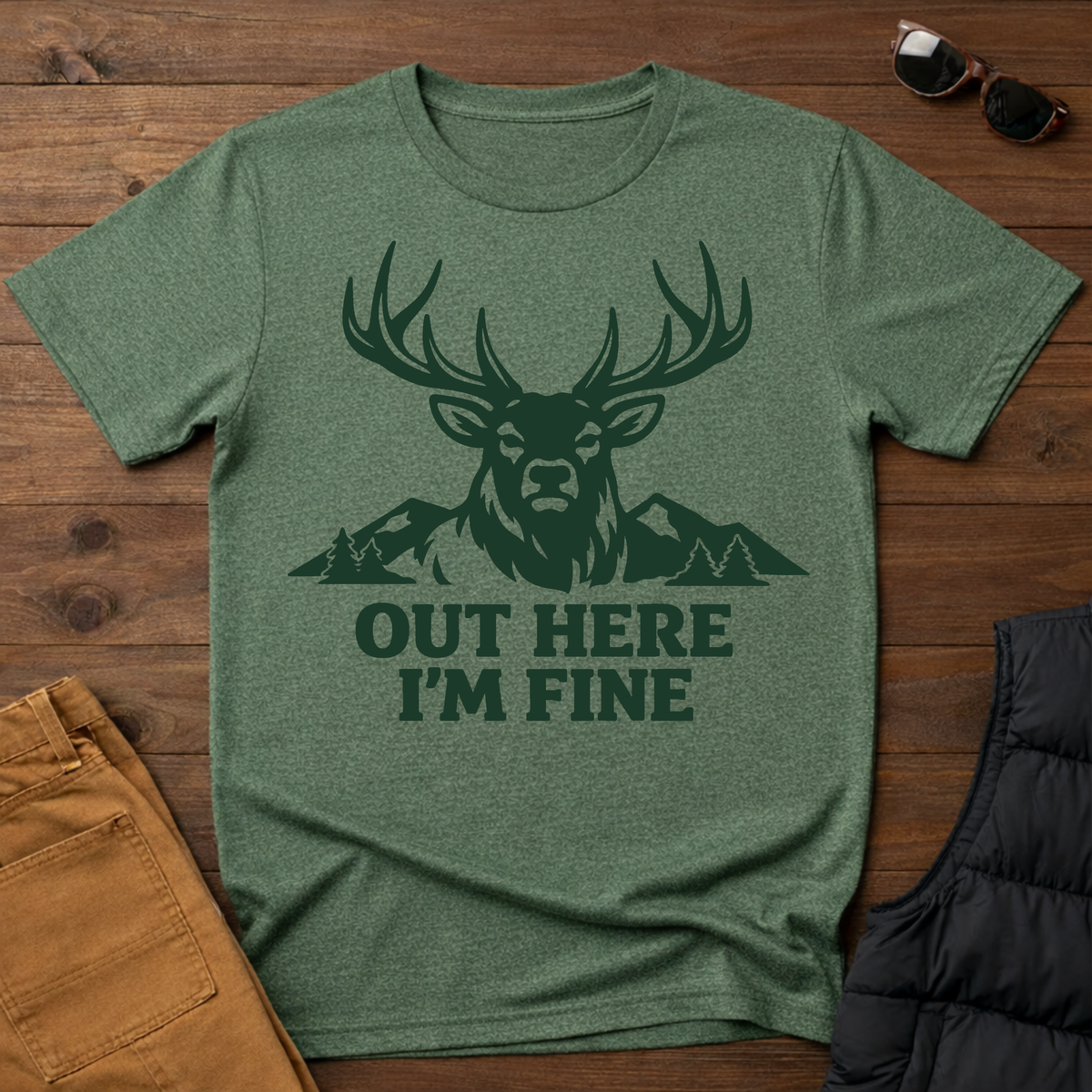Out Here I'm Fine T-Shirt