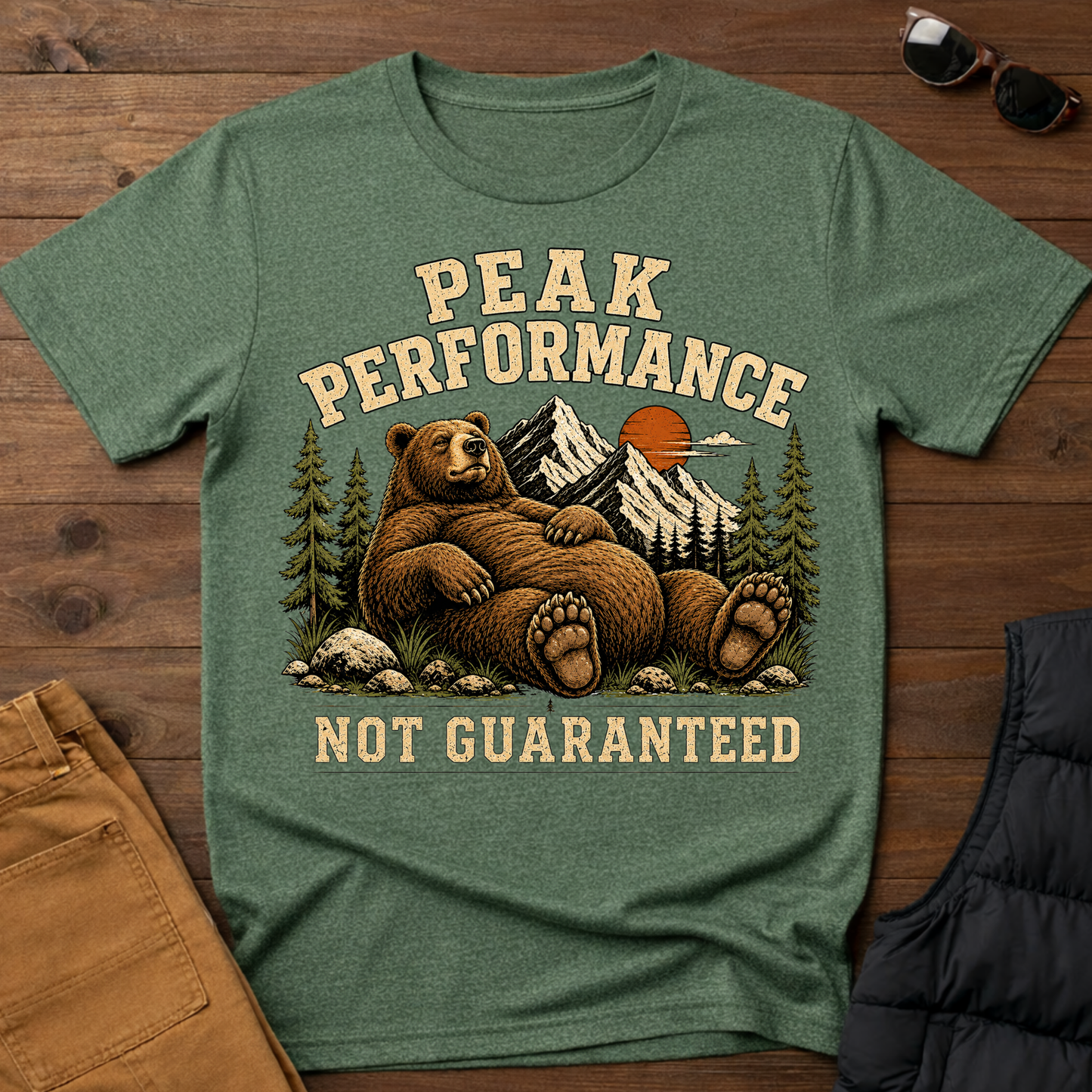 Peak Performance Not Guaranteed T-Shirt