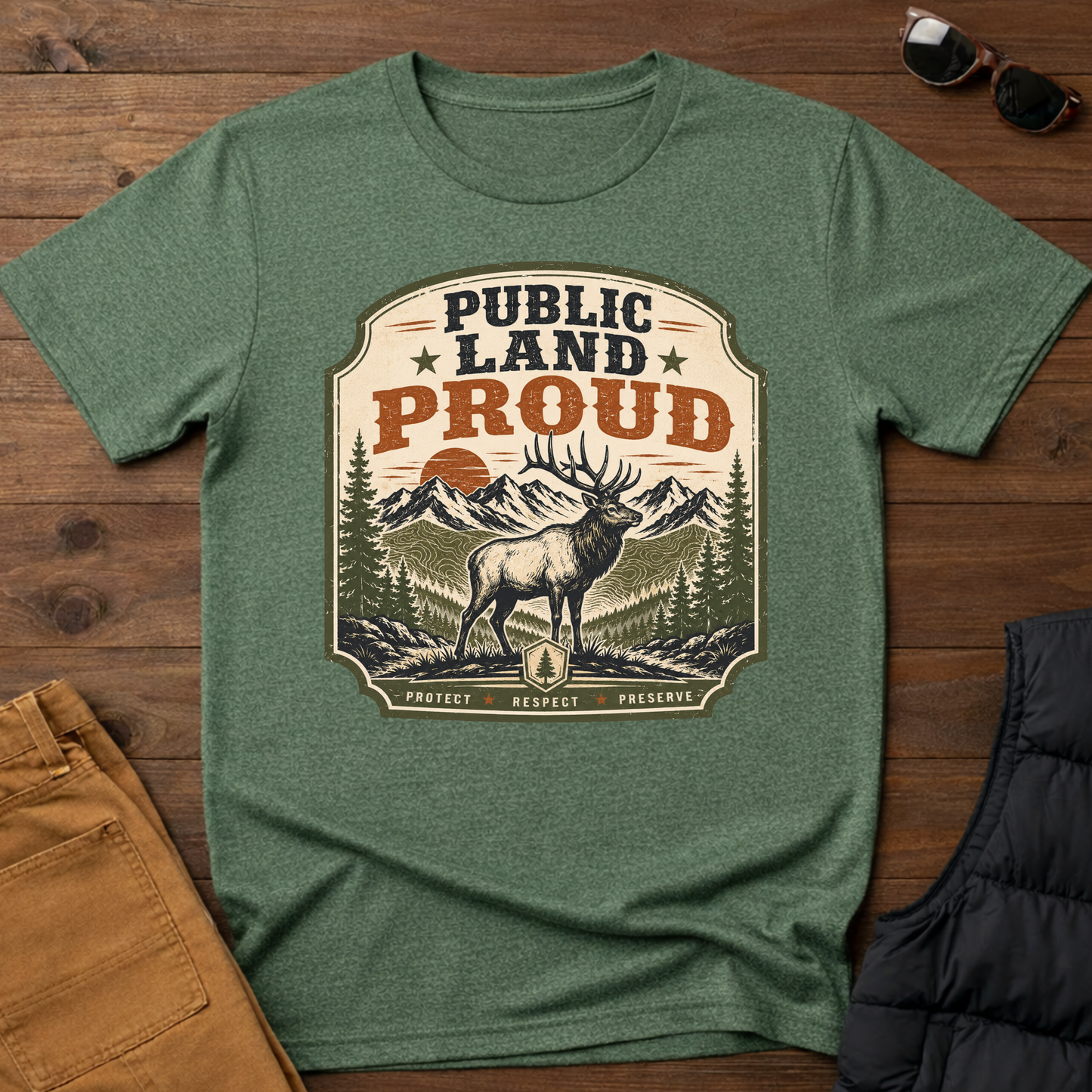 Public Land Proud T-Shirt